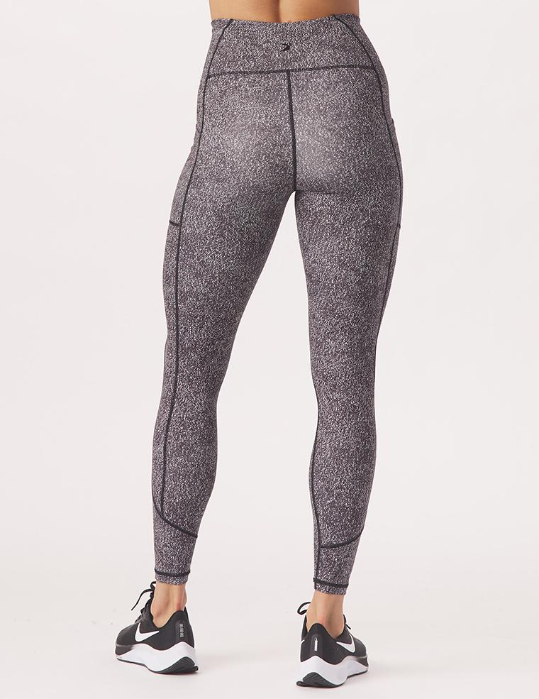 Taper Legging Print: Black Static Taper Legging Print: Black Static
