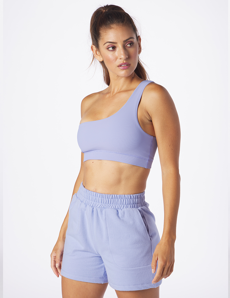 Vintage Oversized Sweat Short: Lilac Vintage Oversized Sweat Short: Lilac
