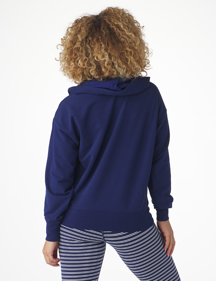 Vintage Oversized Zip Up: Indigo Vintage Oversized Zip Up: Indigo
