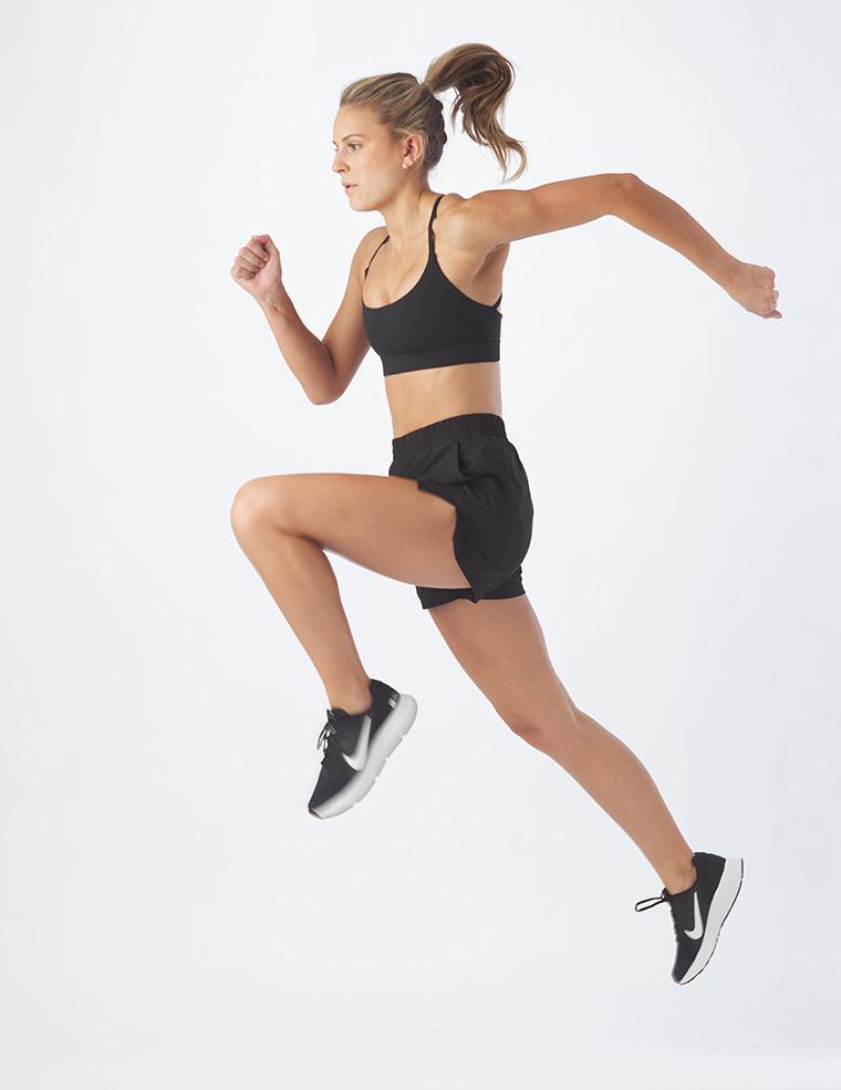 Woven Walk Short: Black Woven Walk Short: Black