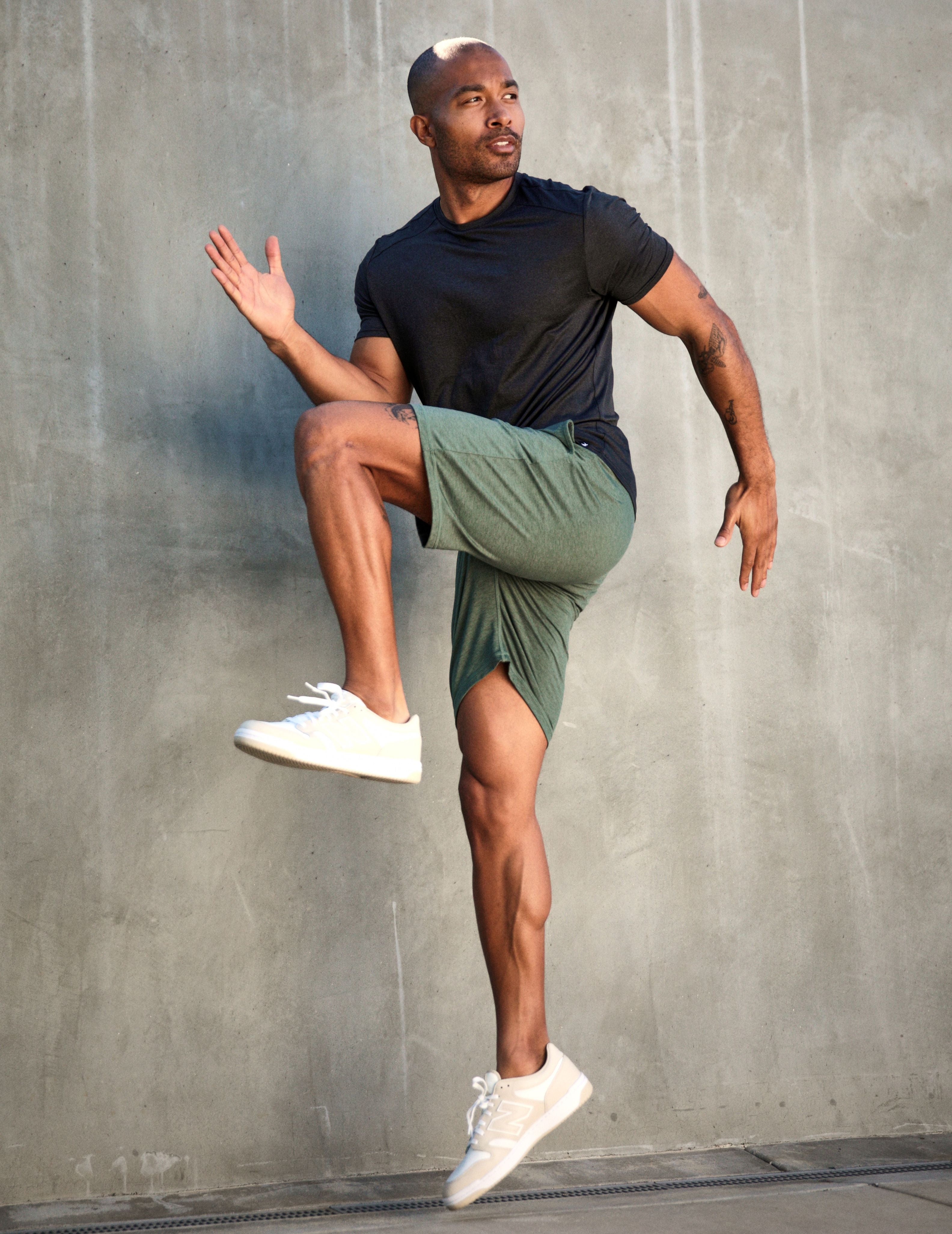 Medalist Short 7.5: Smoky Basil Marble