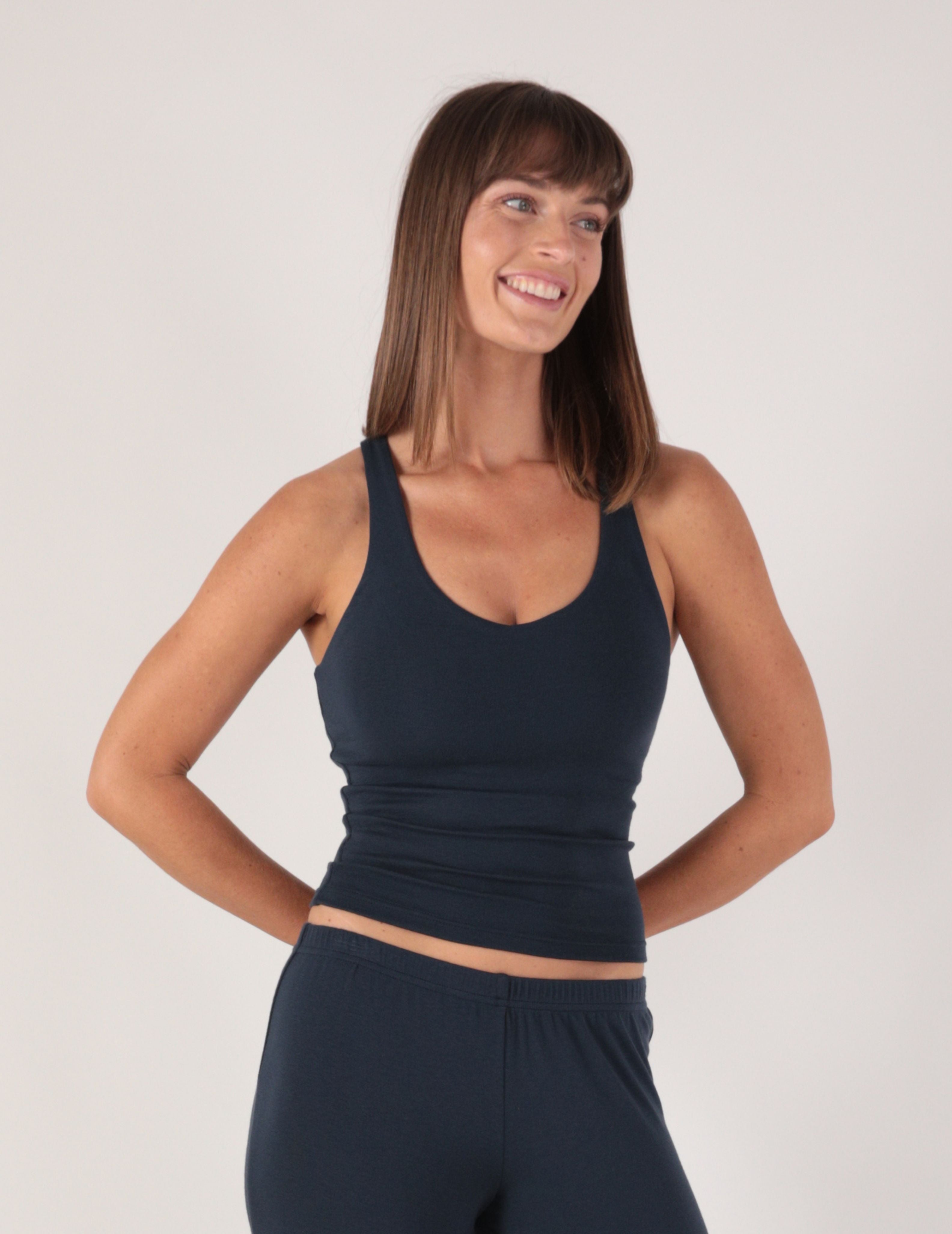 Gentle Embrace Skimmer Tank: Navy