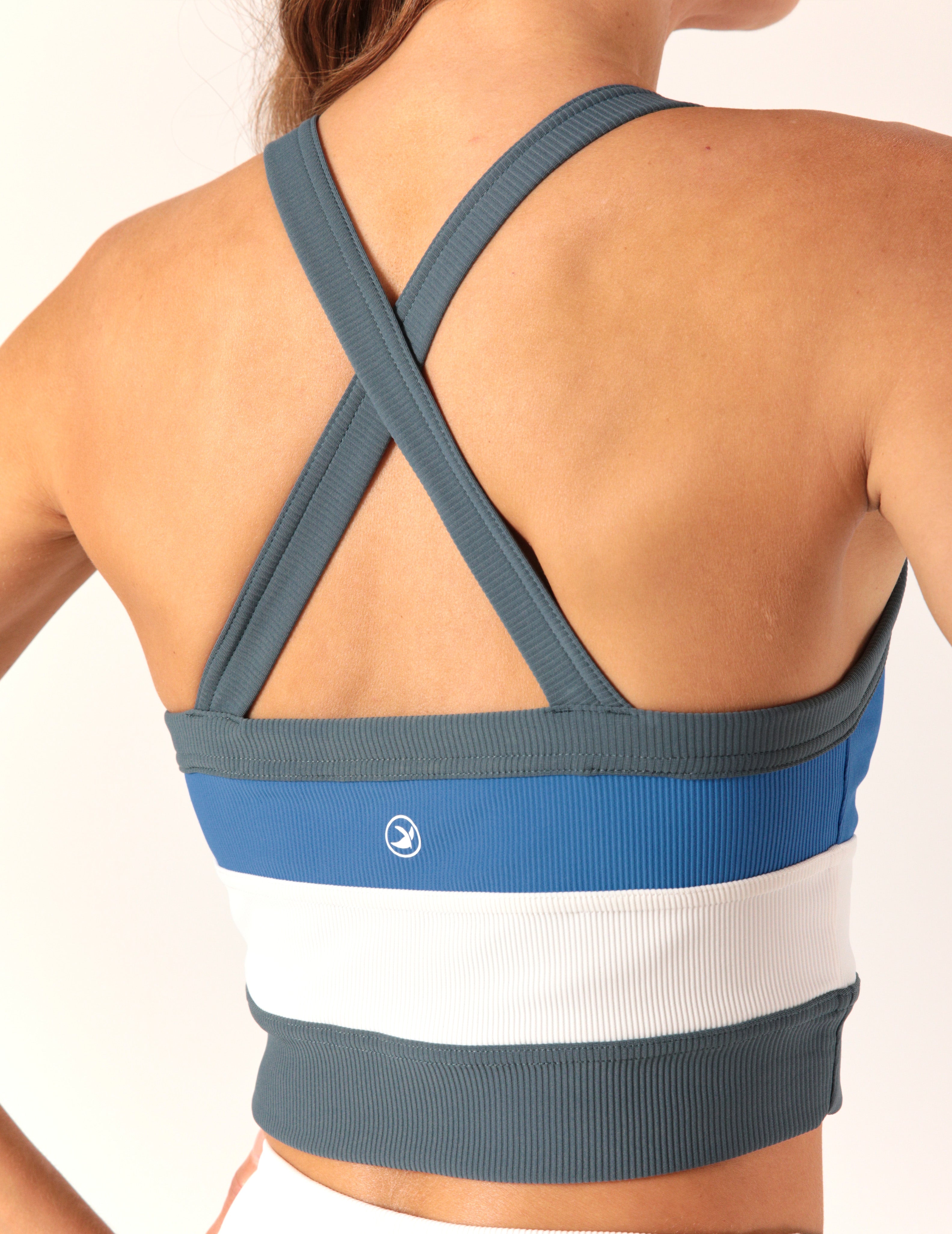 Arabesque Bra: Sapphire Coast Colorblock