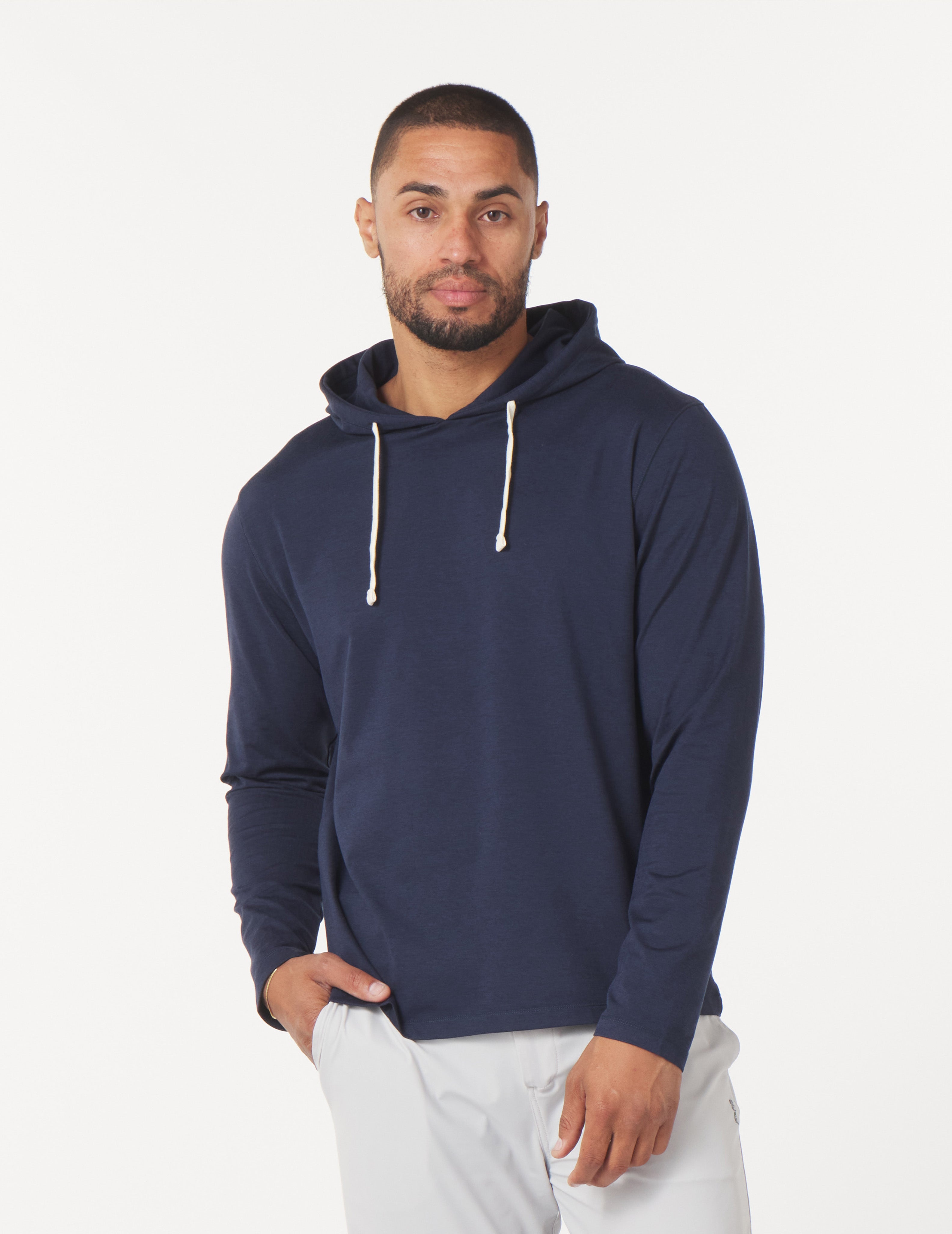 Bedford Hoodie: Navy Marble