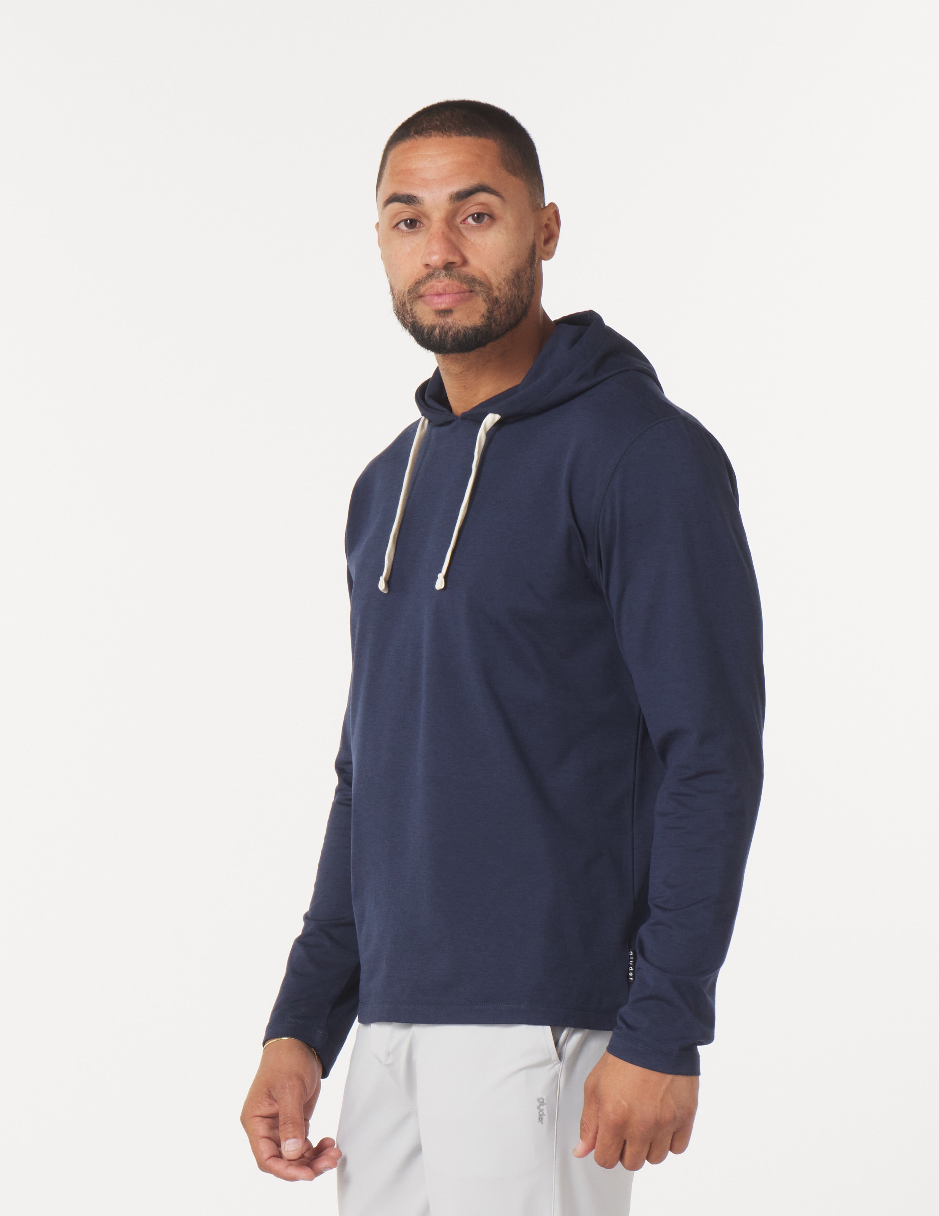 Bedford Hoodie: Navy Marble