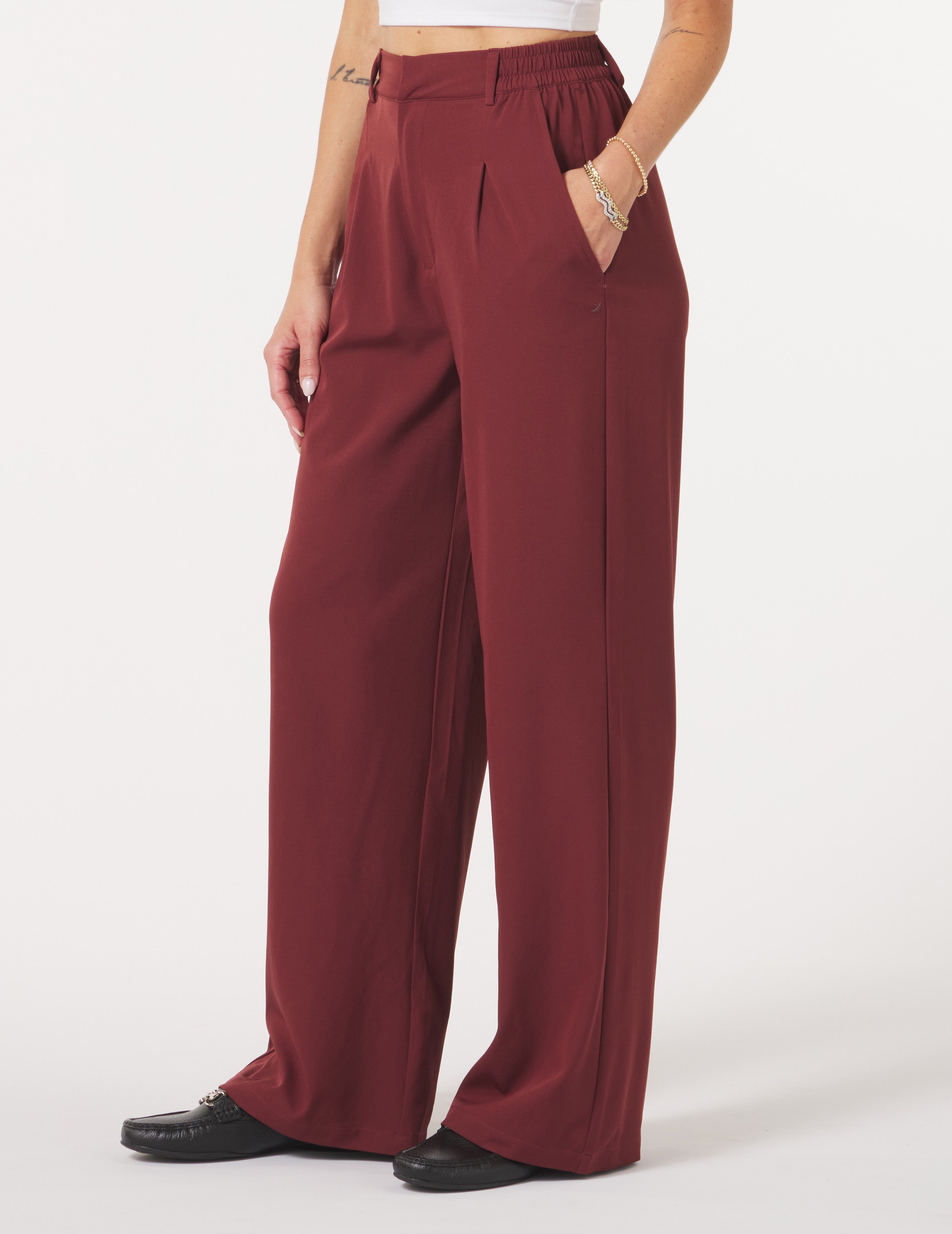 Brooklyn Trouser: Chestnut