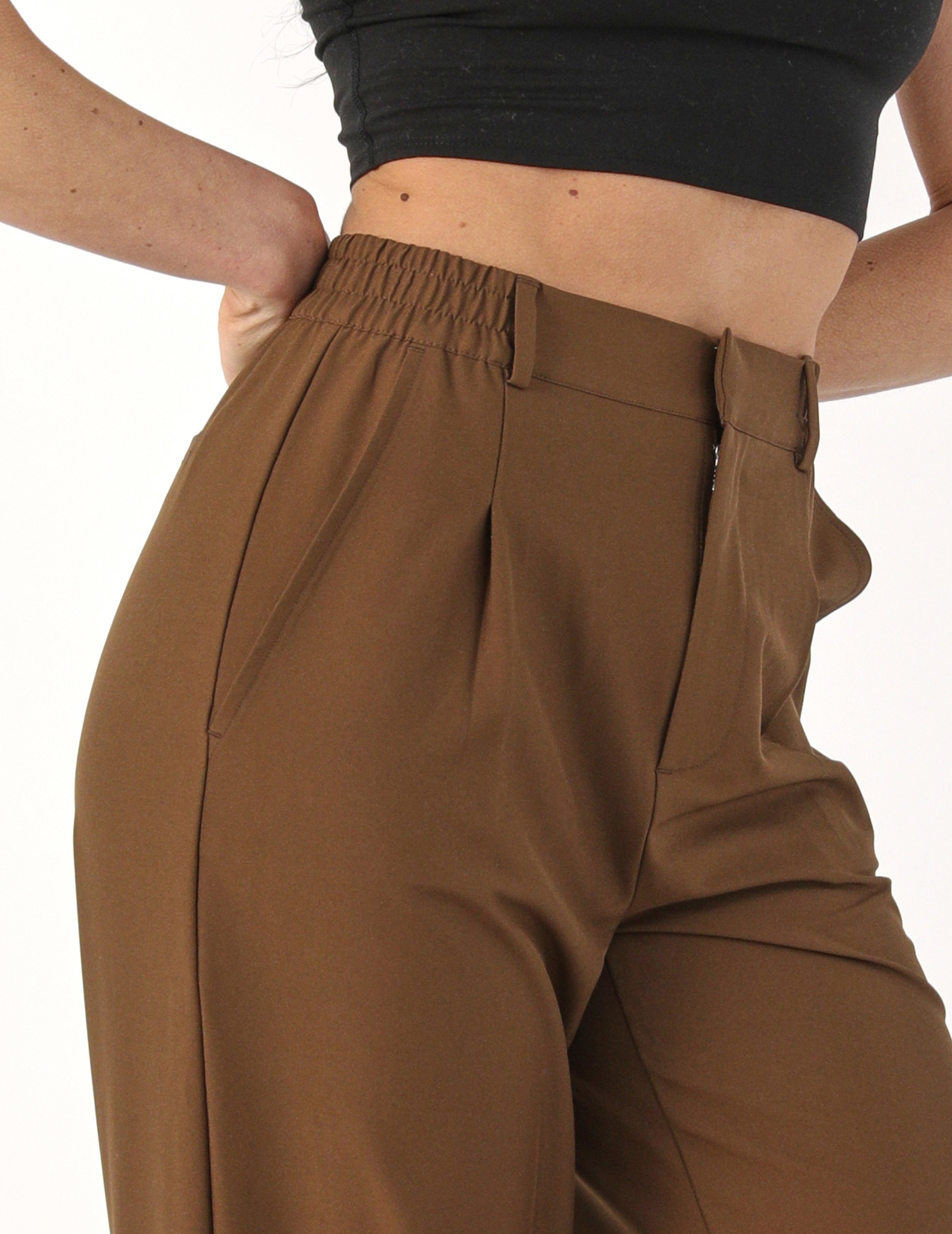 Brooklyn Trouser: Chocolate