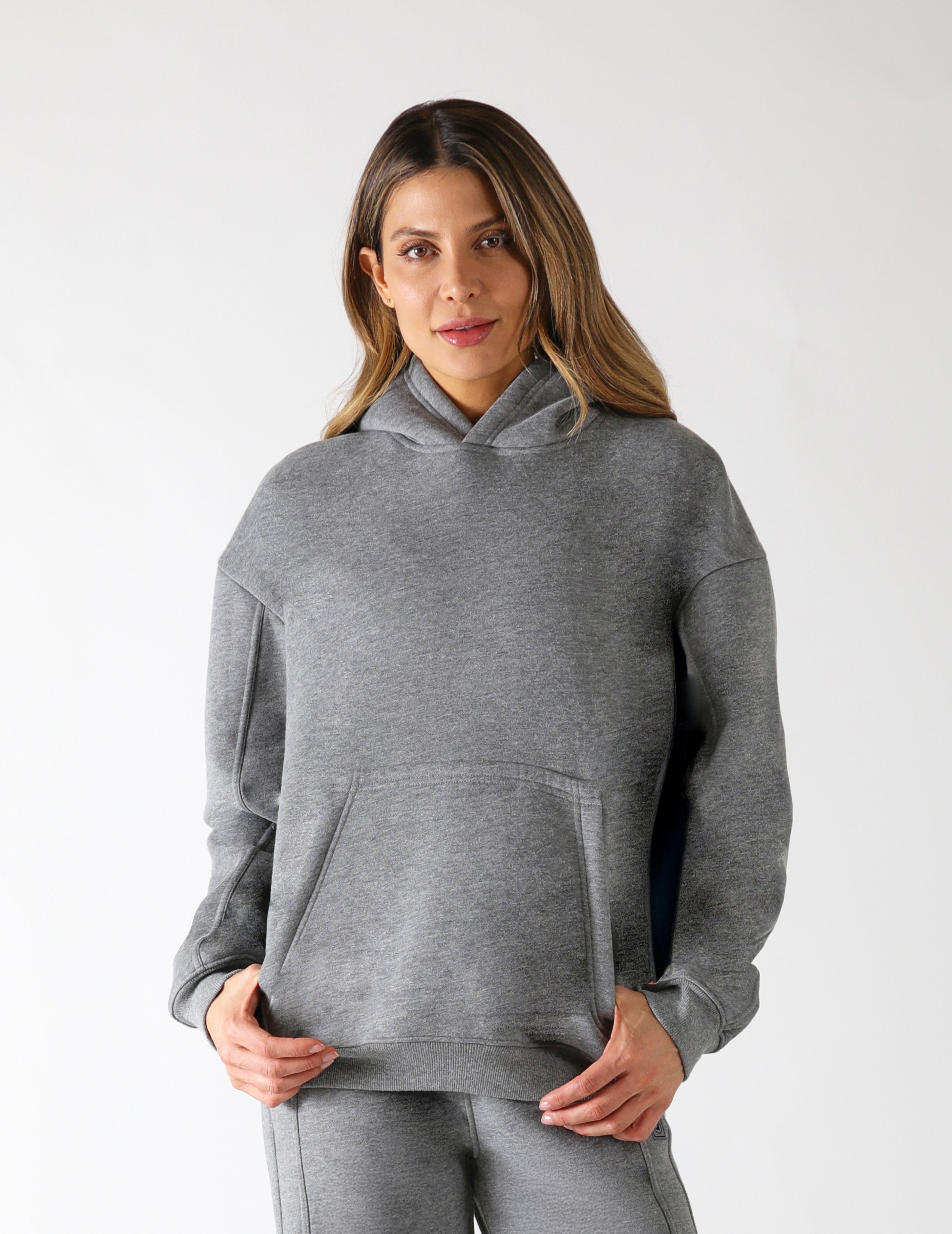 Buffalo Hoodie: Carbon Heather