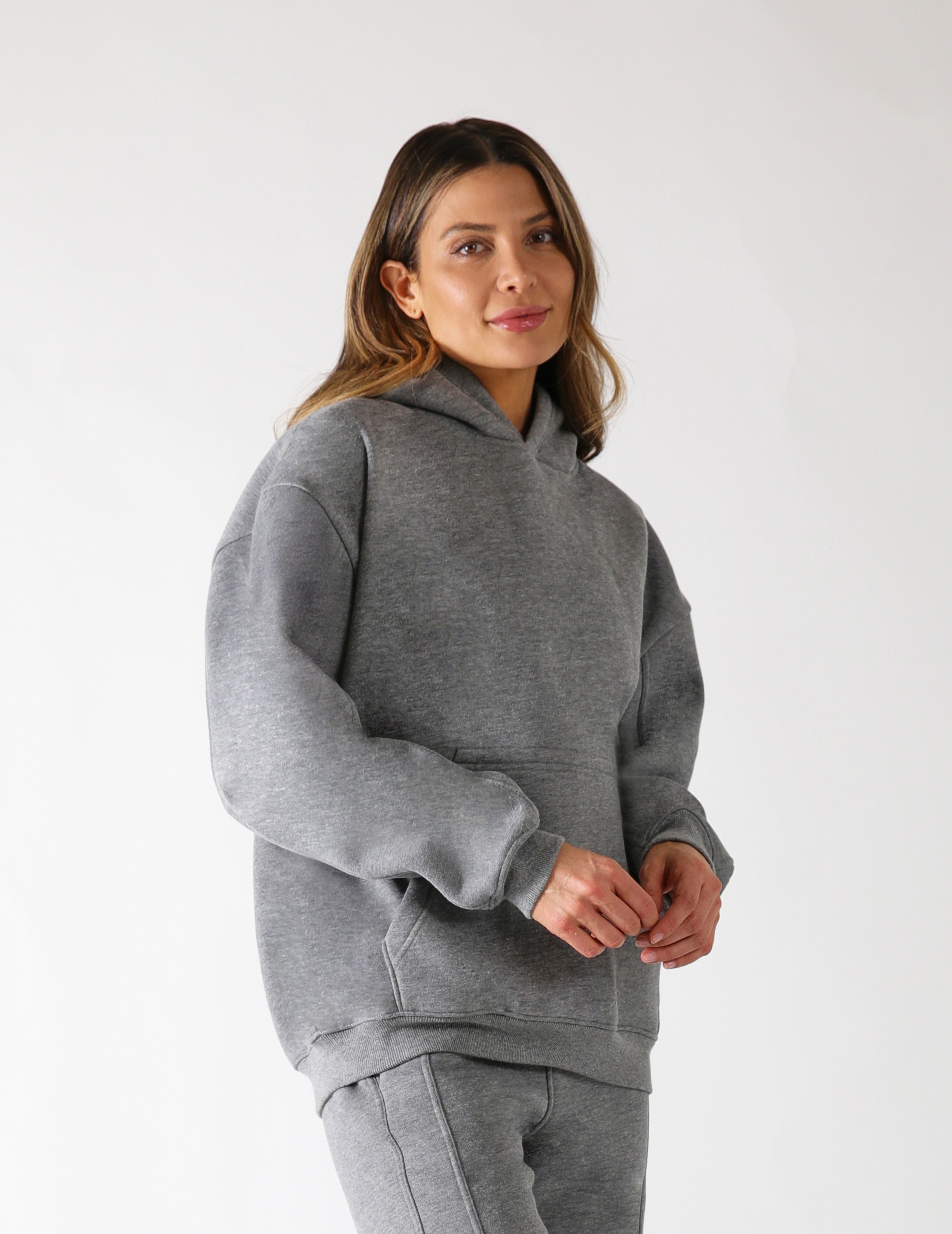 Buffalo Hoodie: Carbon Heather