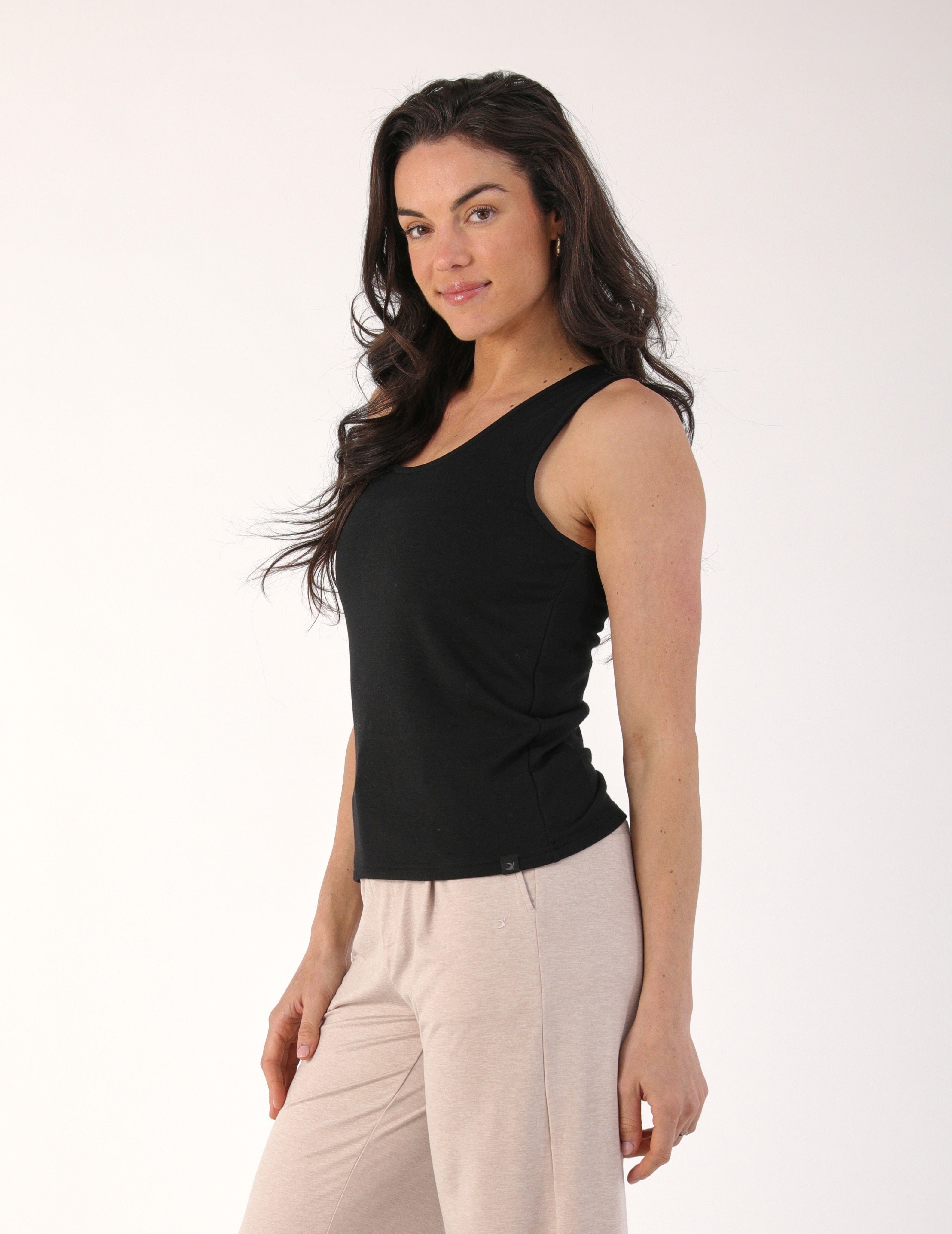 Cassie Tank: Black