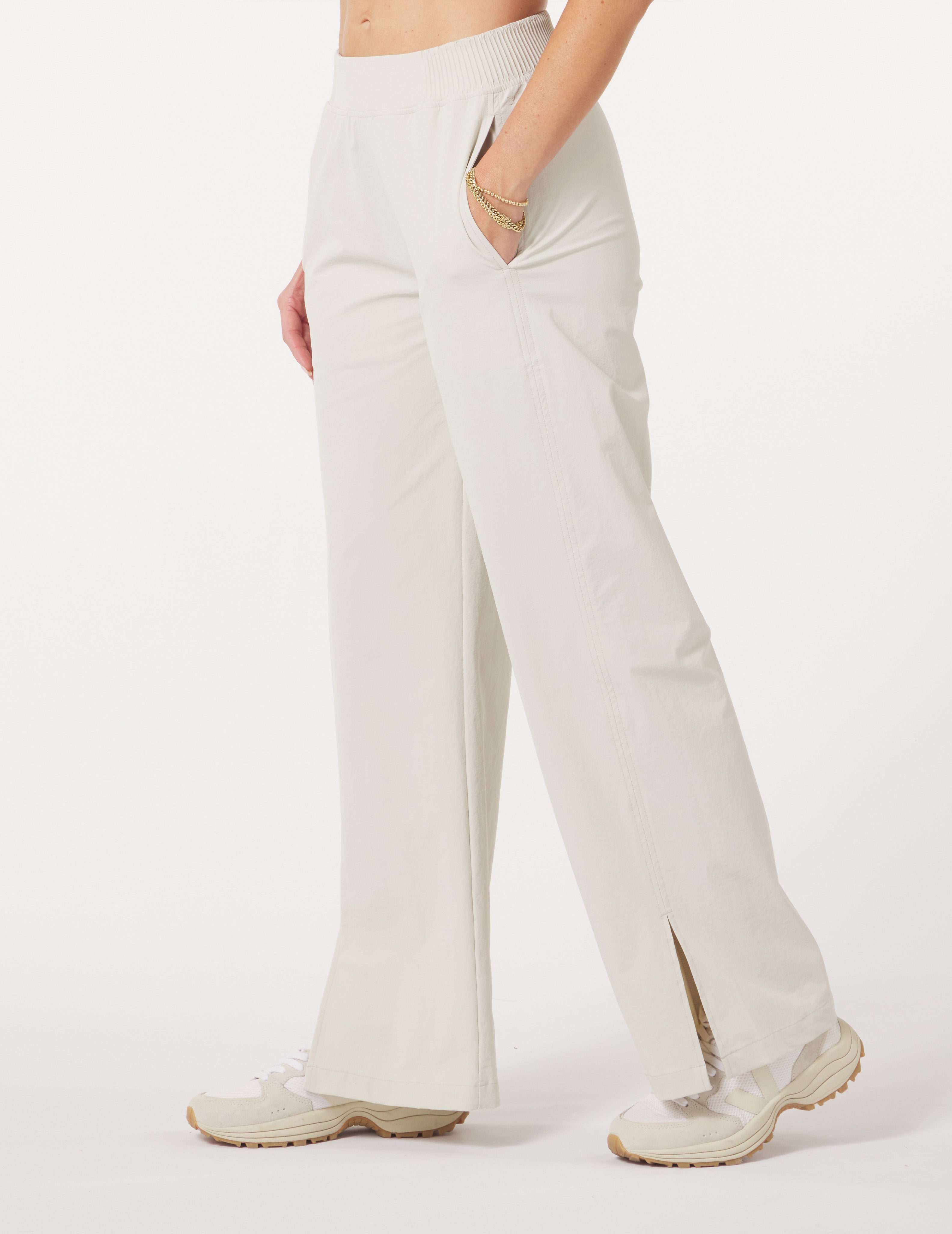 Charlotte Relaxed Pant: Oatmilk