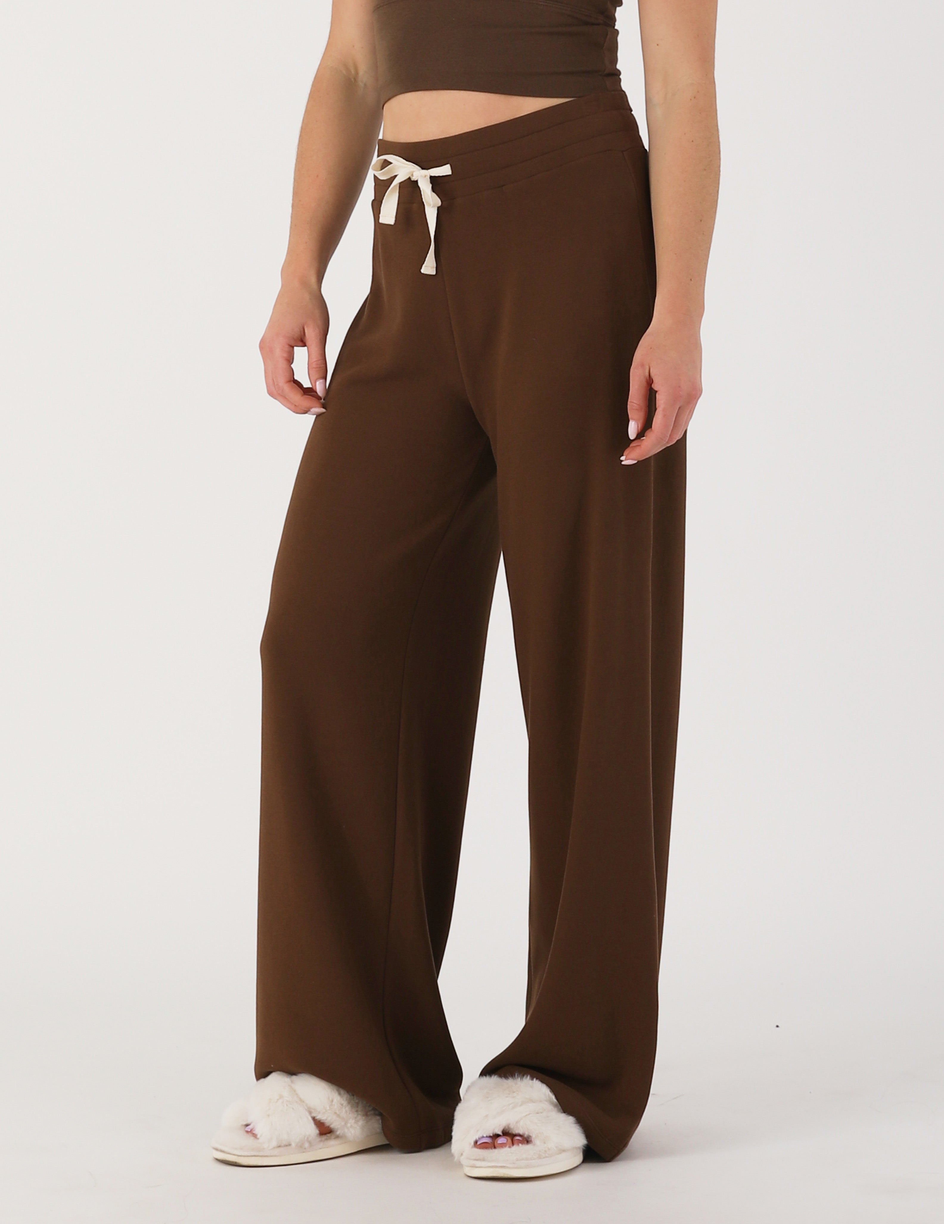 Cloud Fleece Pant: Chocolate