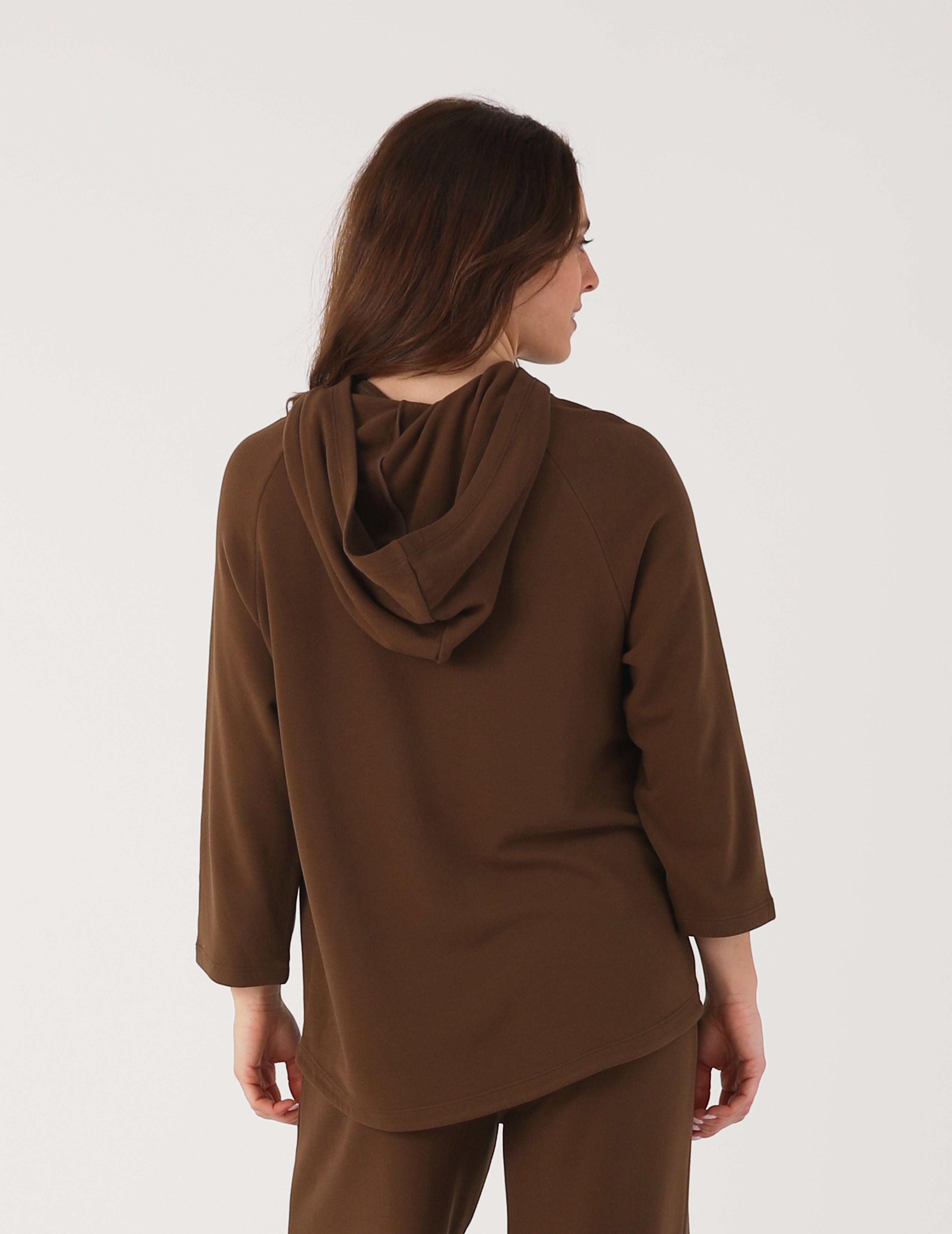 Comfy State Raglan: Chocolate