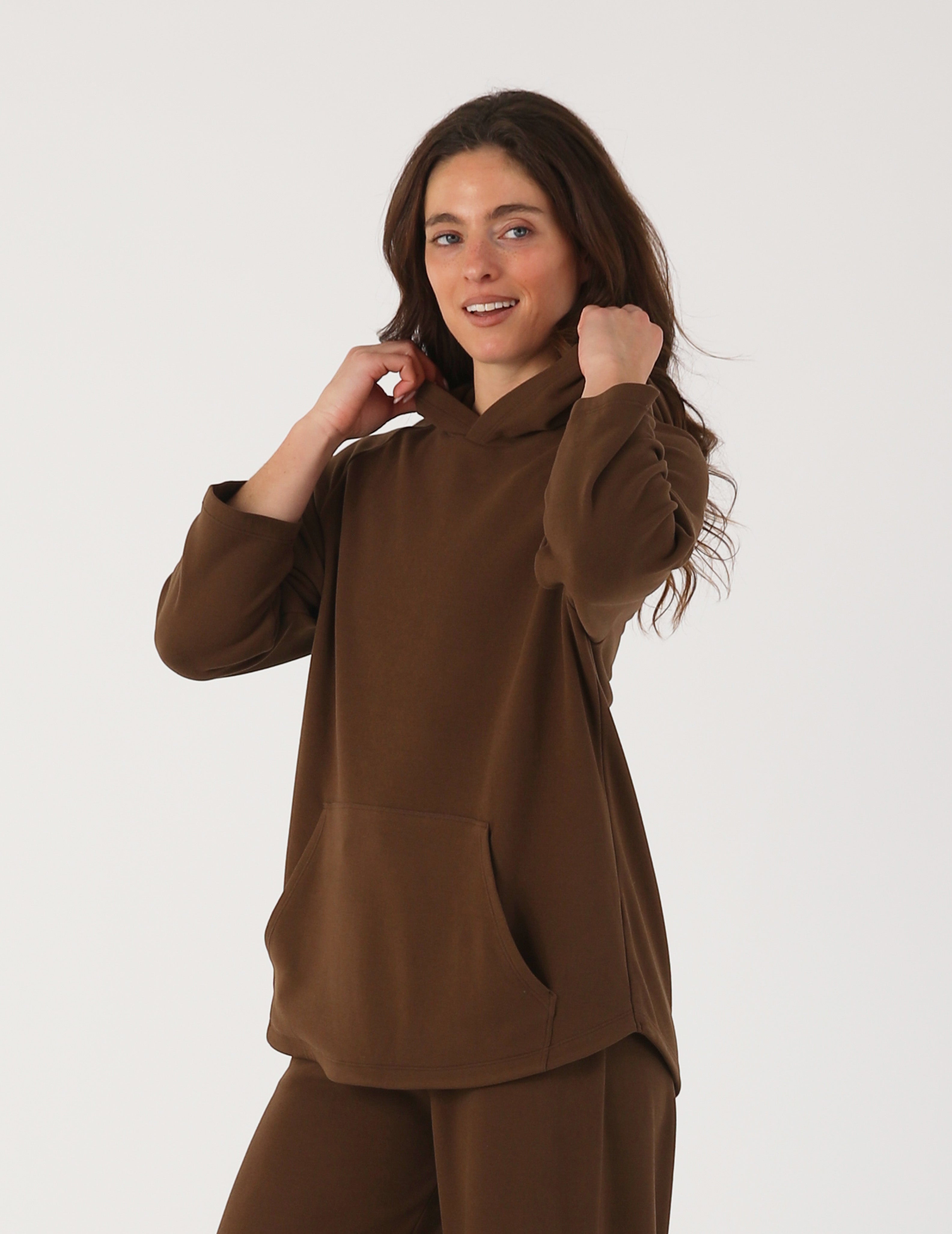 Comfy State Raglan: Chocolate