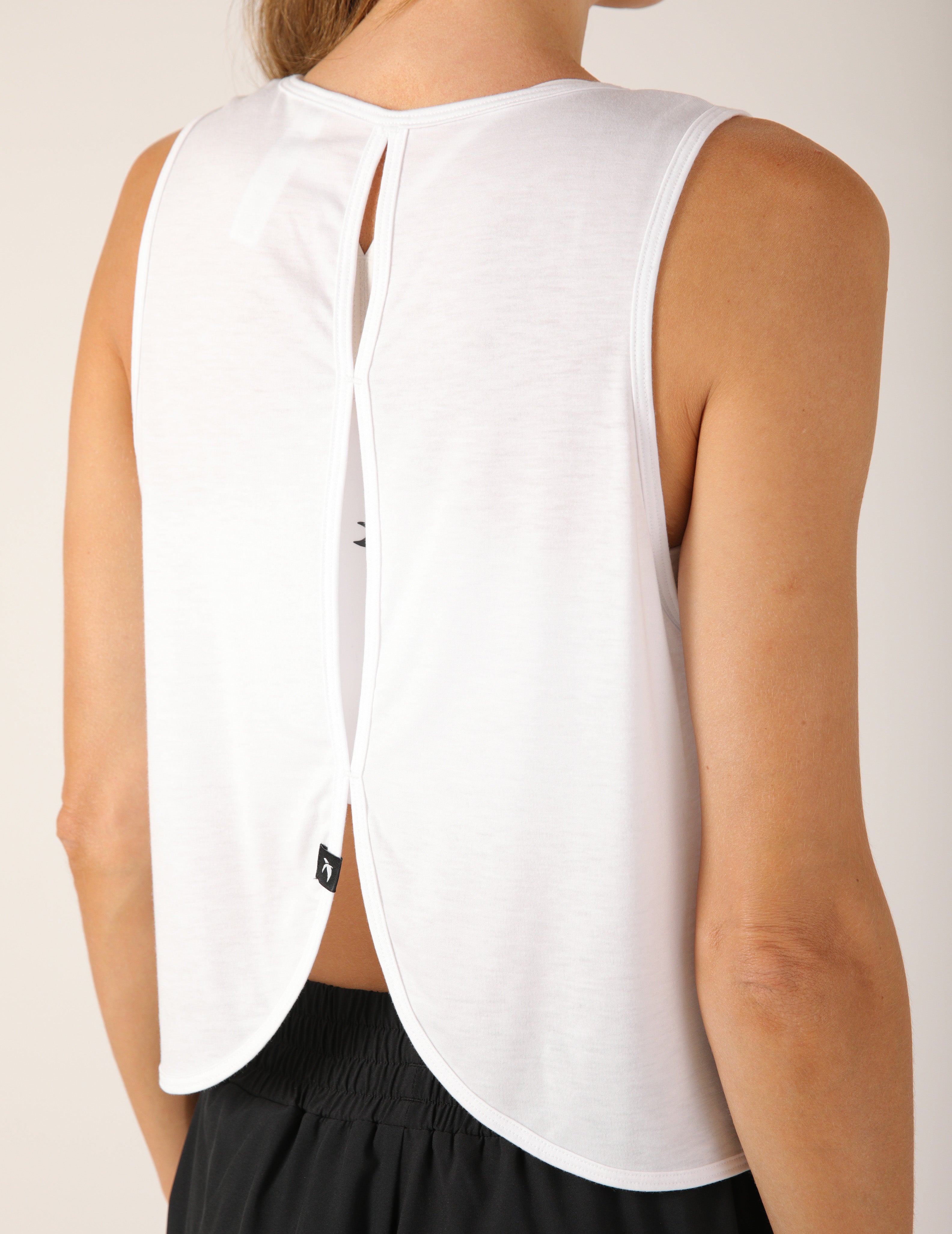 Cut Loose Tank: White