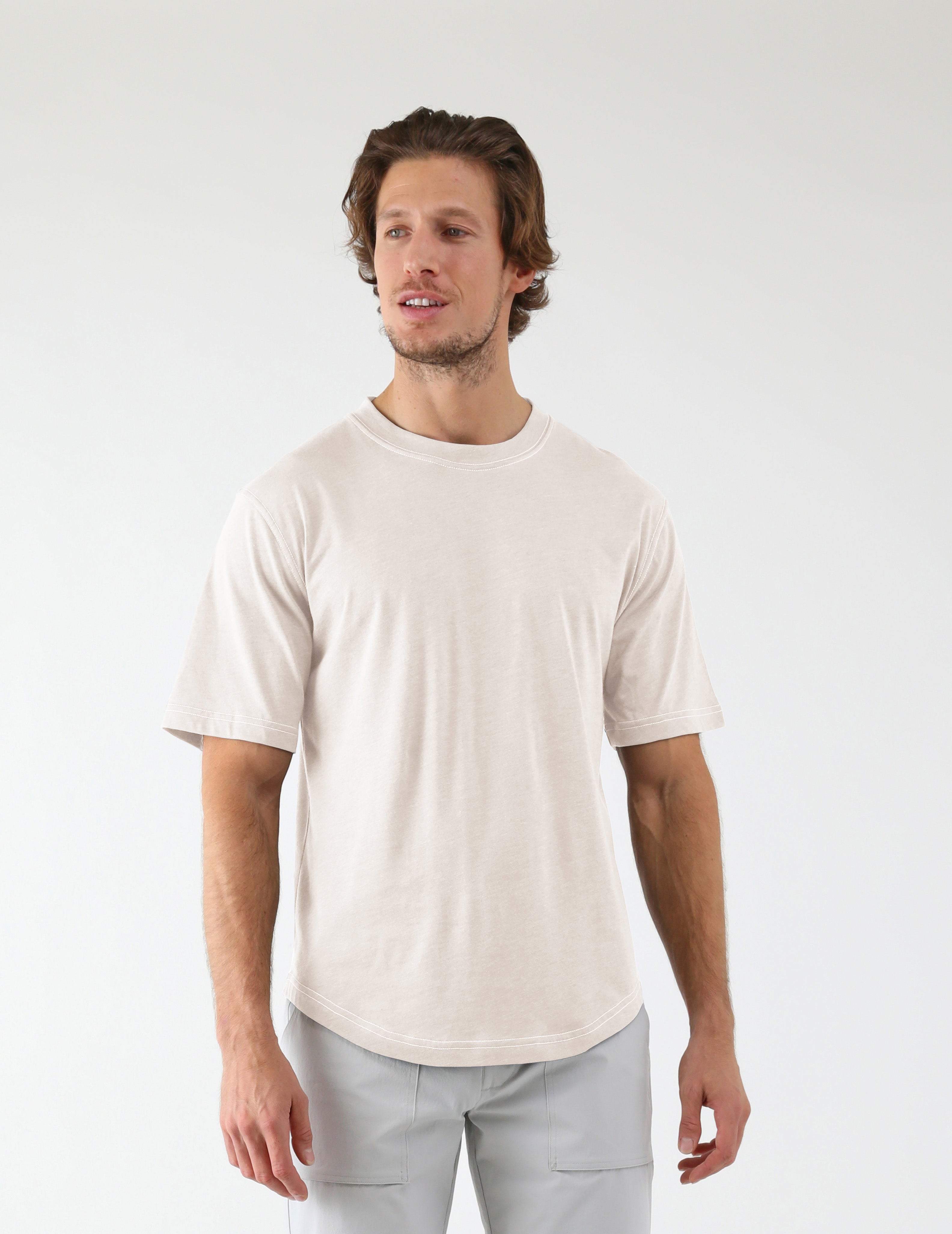 Do No Harm Oversized Tee: Oatmilk
