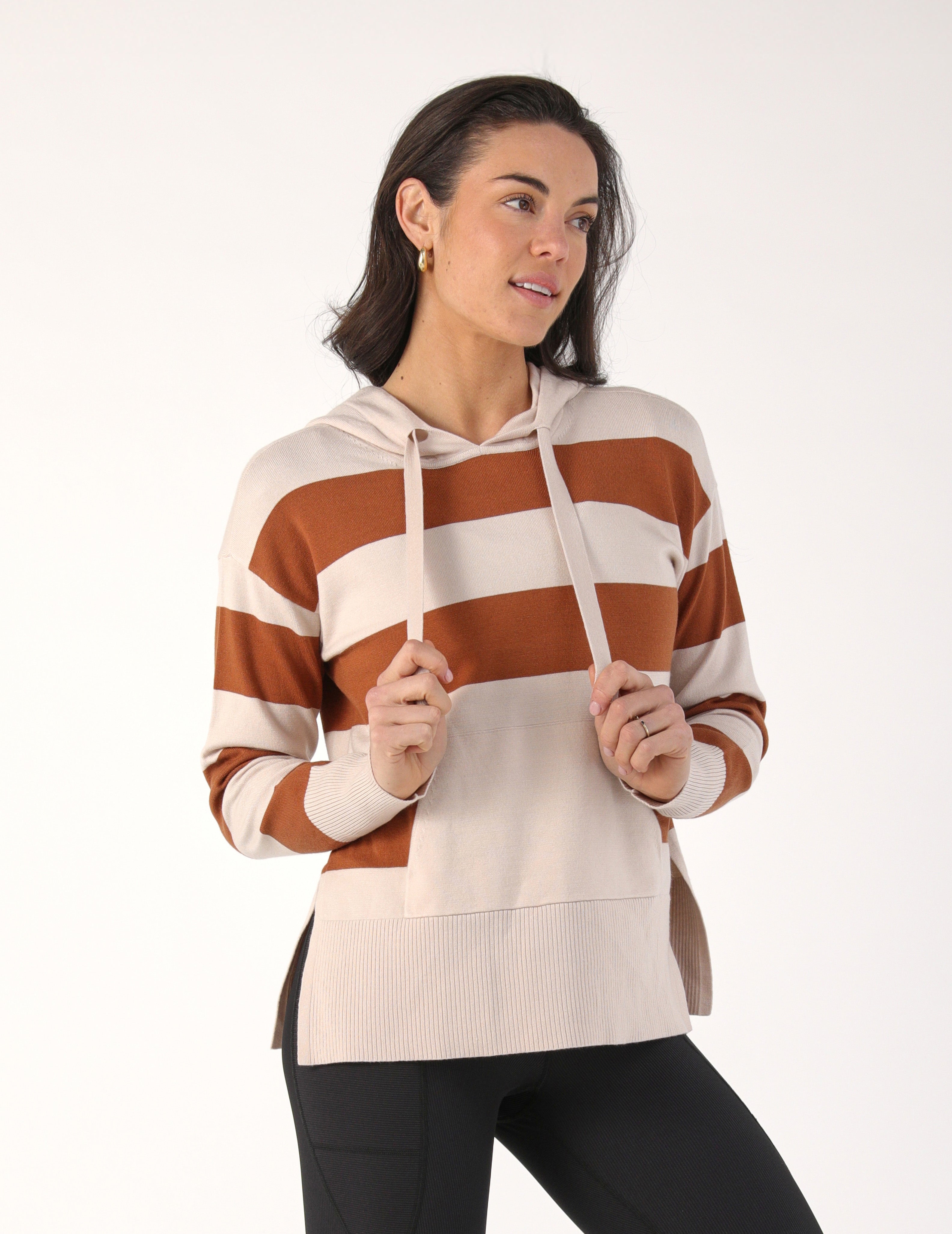 Elite Hoodie: Oatmilk/Cinnamon