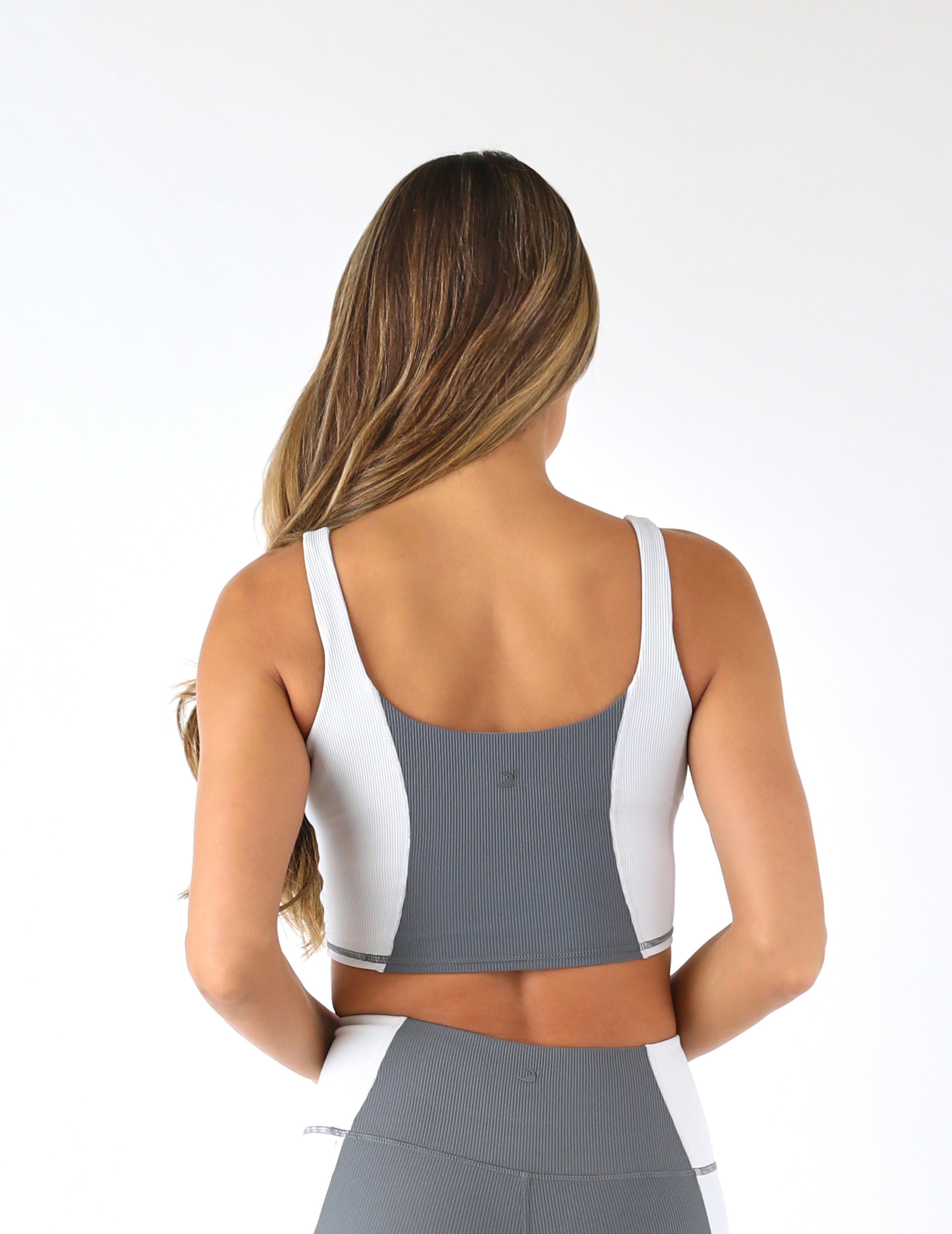 Fusion Bra: Carbon/Ash Grey