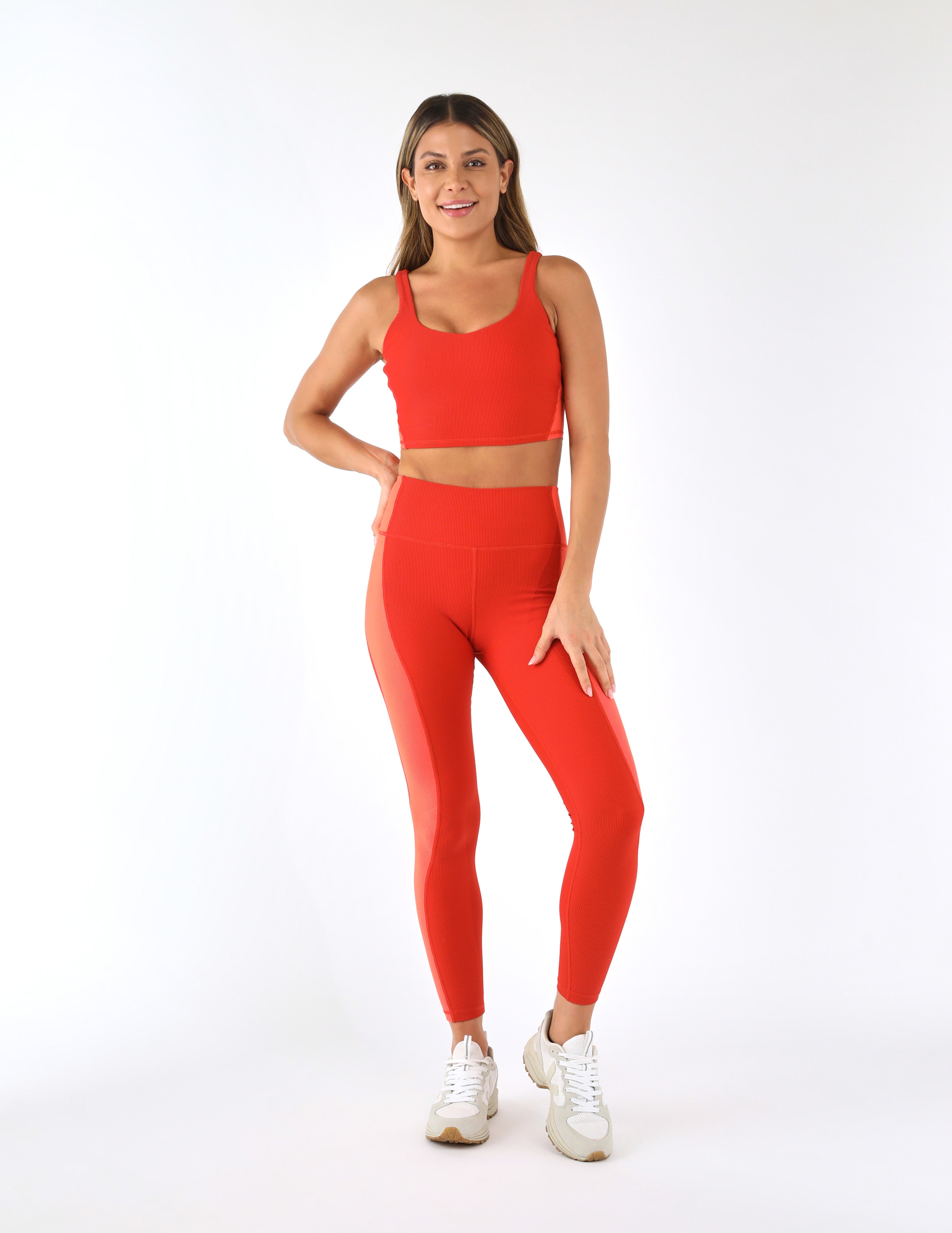 Fusion Bra: Scarlet/Hot Coral