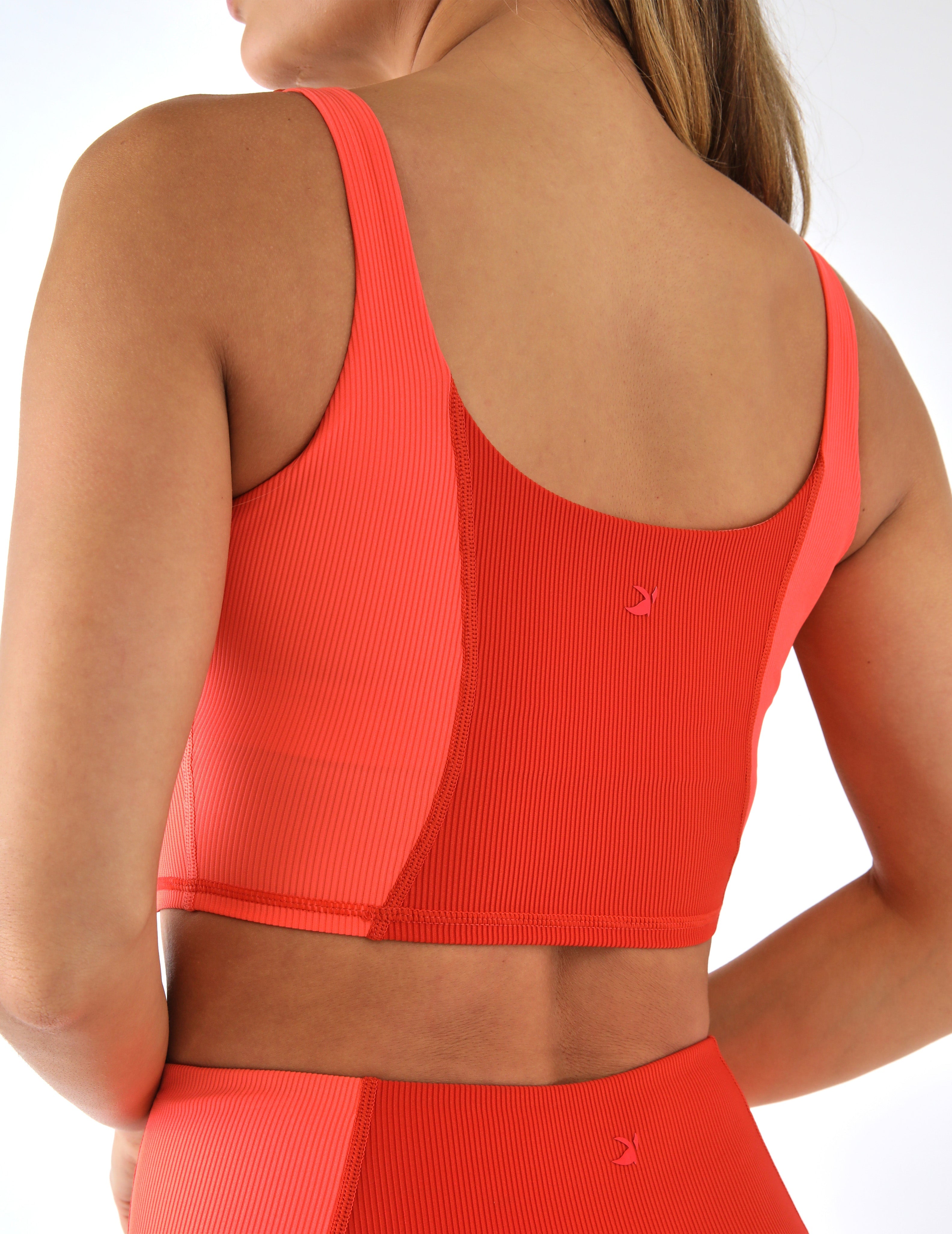 Fusion Bra: Scarlet/Hot Coral