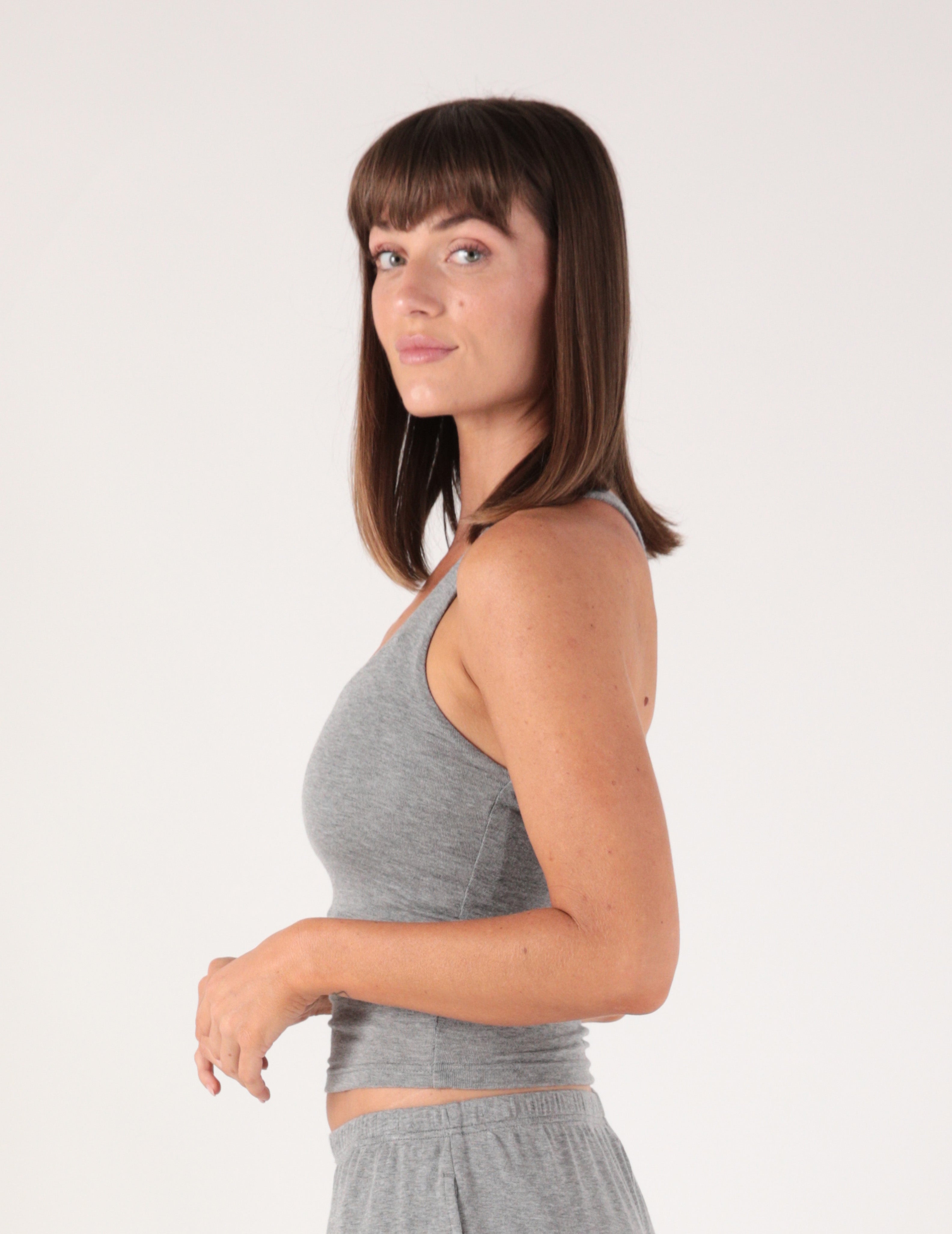 Gentle Embrace Skimmer Tank: Heather Grey