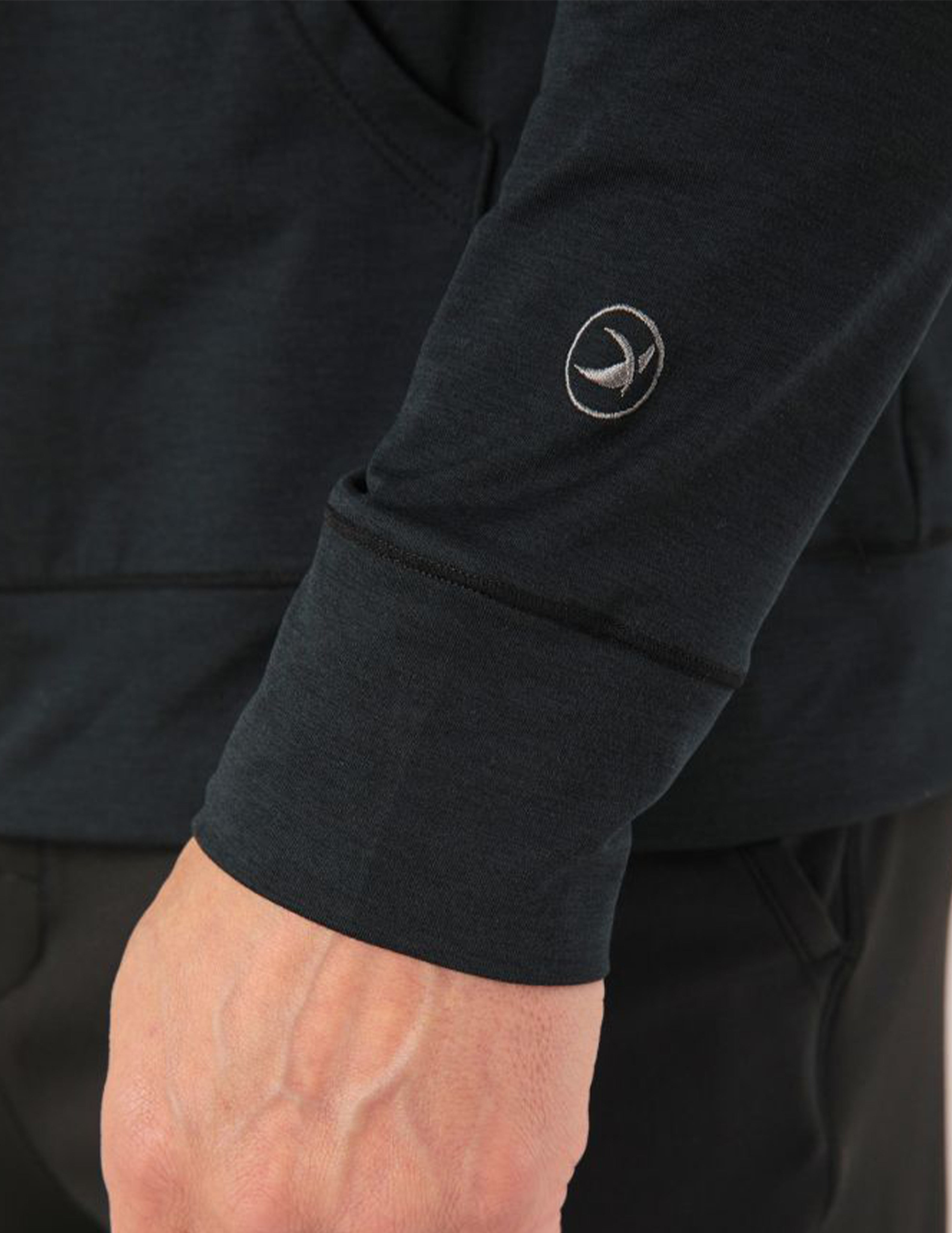 Harrington Full Zip: Black