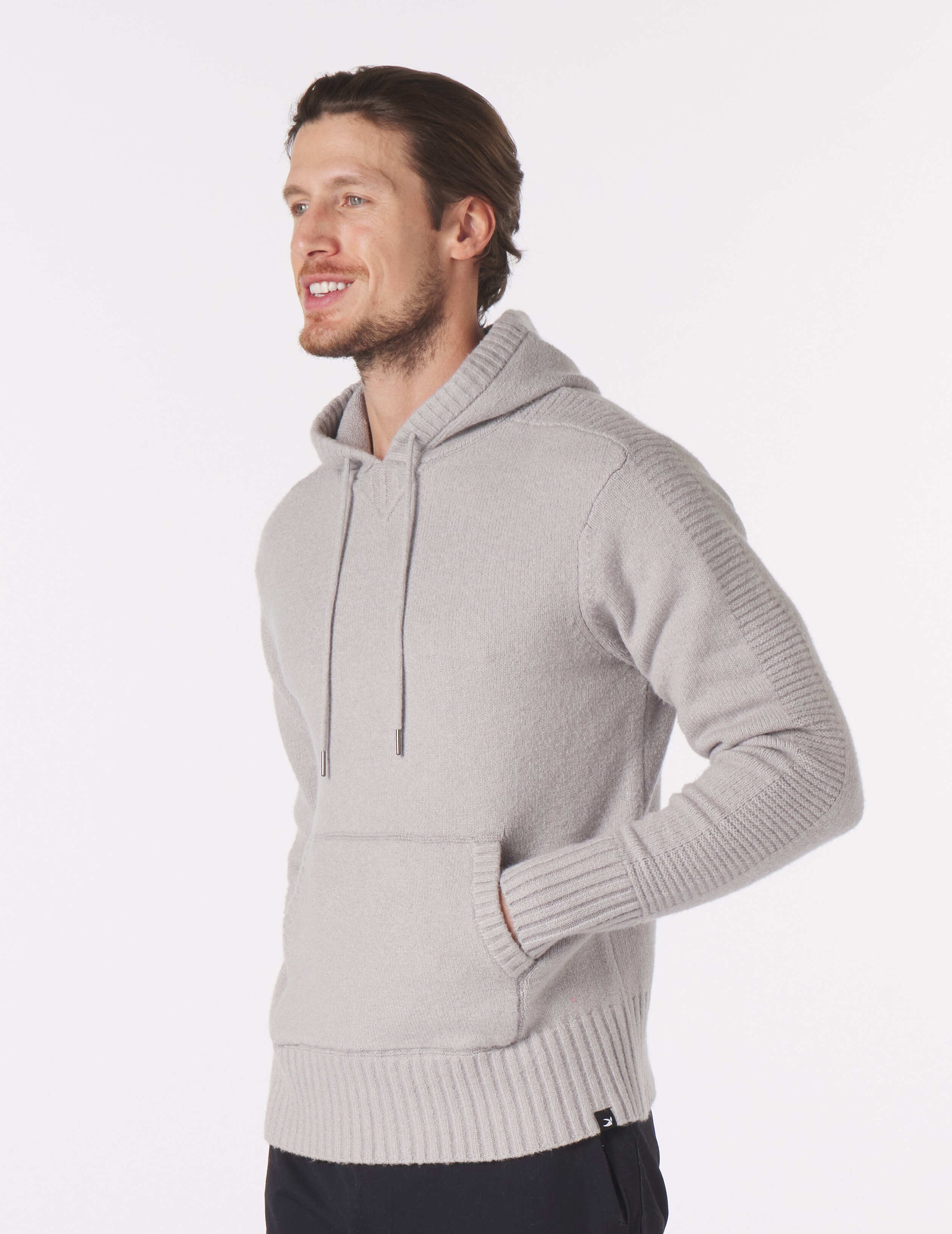 Knit Up Hoodie: Ash Grey – Glyder