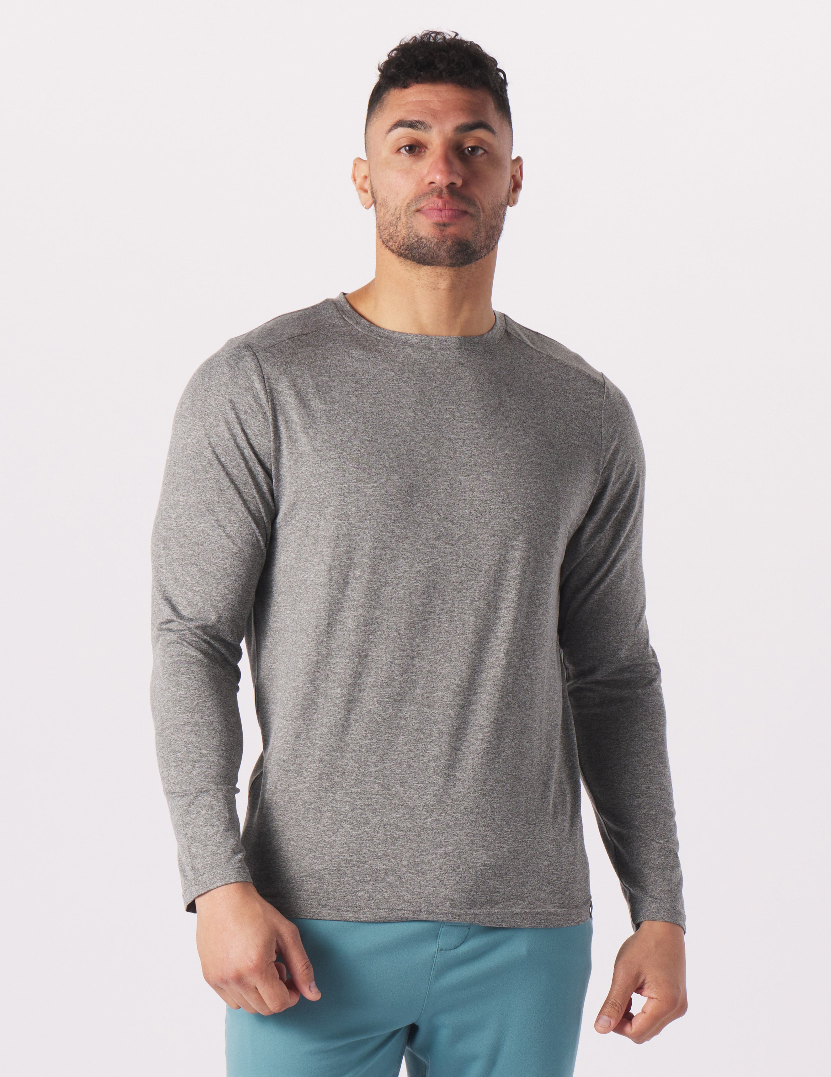 Salton Long Sleeve: Black Heather