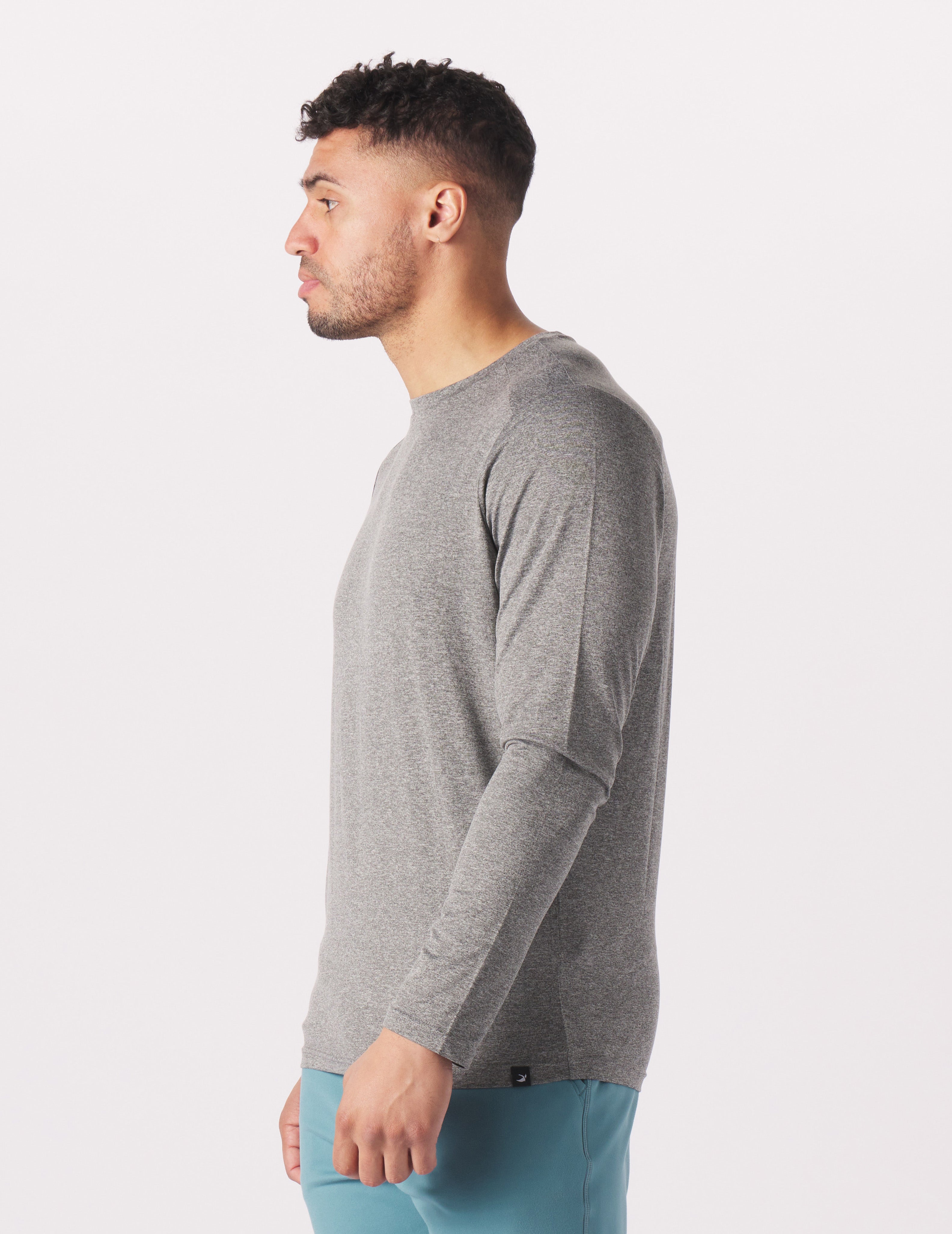 Salton Long Sleeve: Black Heather