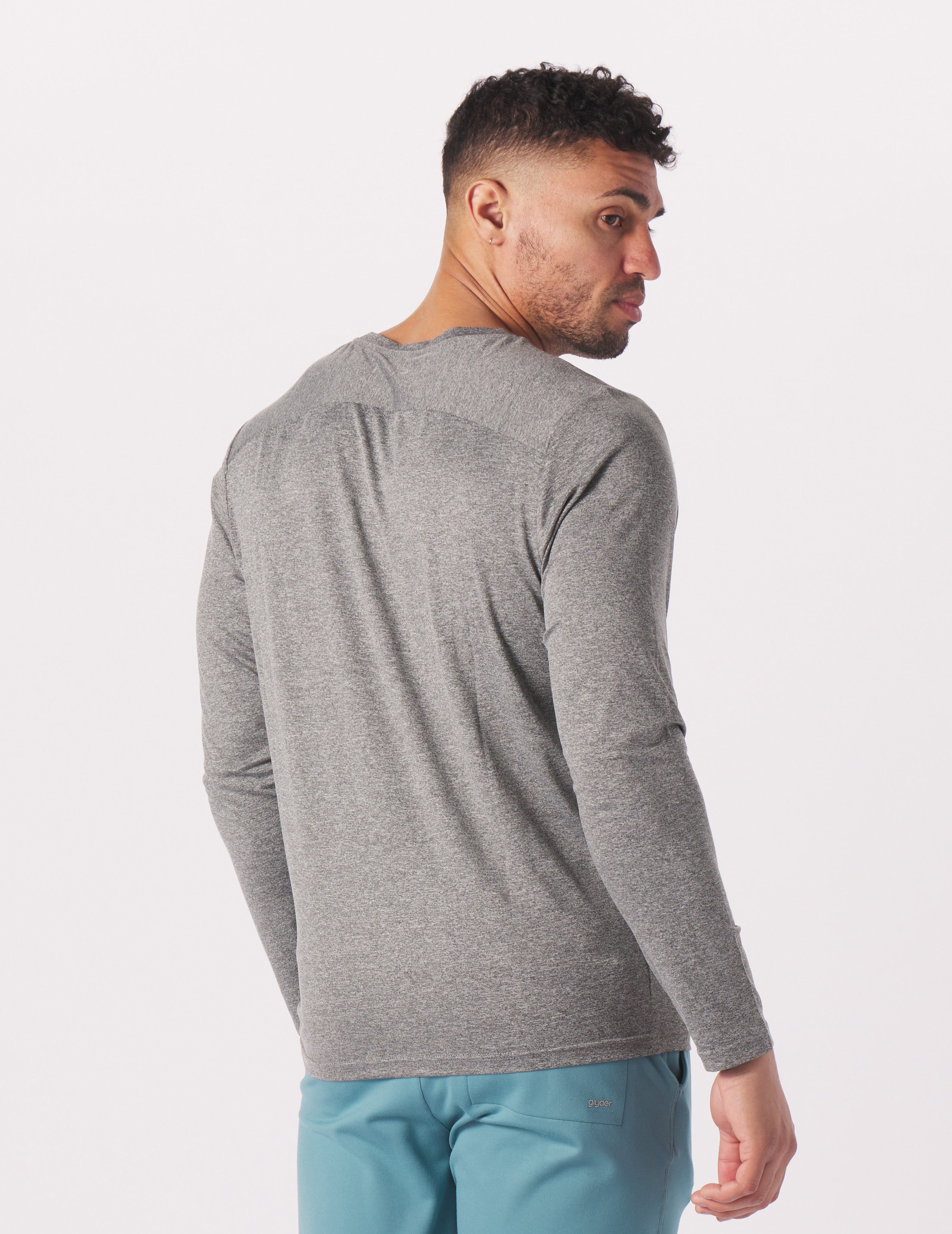 Salton Long Sleeve: Black Heather