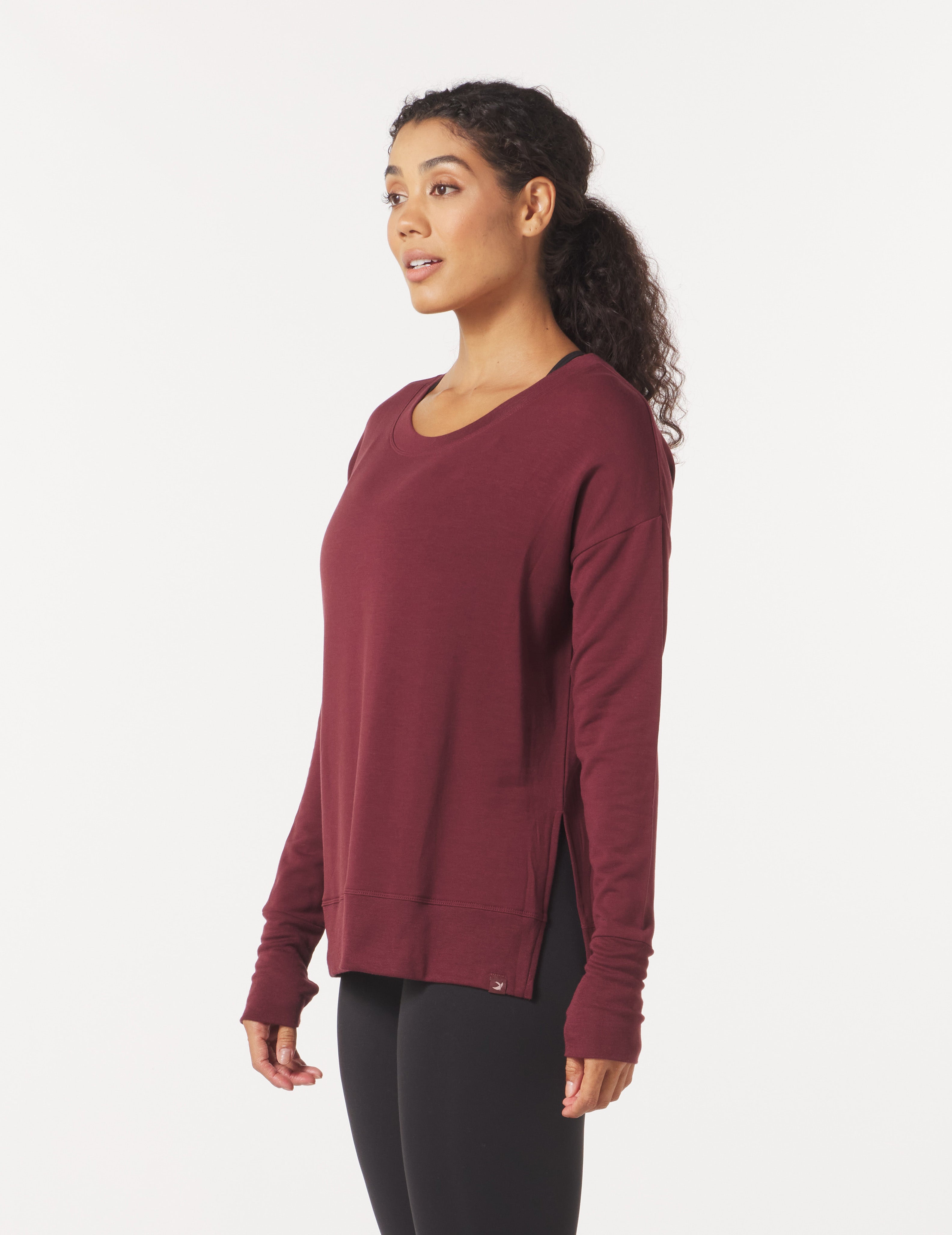 Lounge Long Sleeve: Chestnut