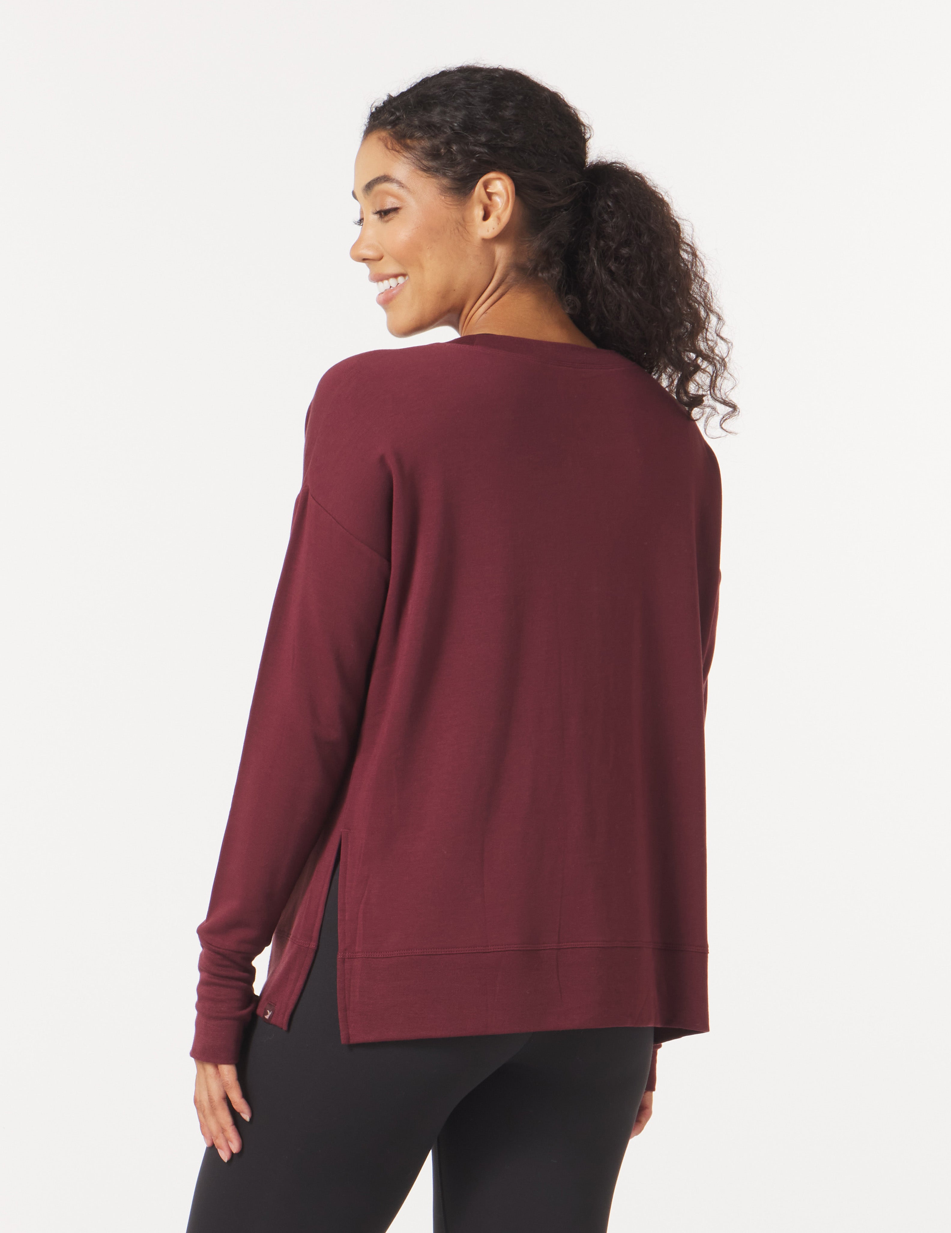 Lounge Long Sleeve: Chestnut