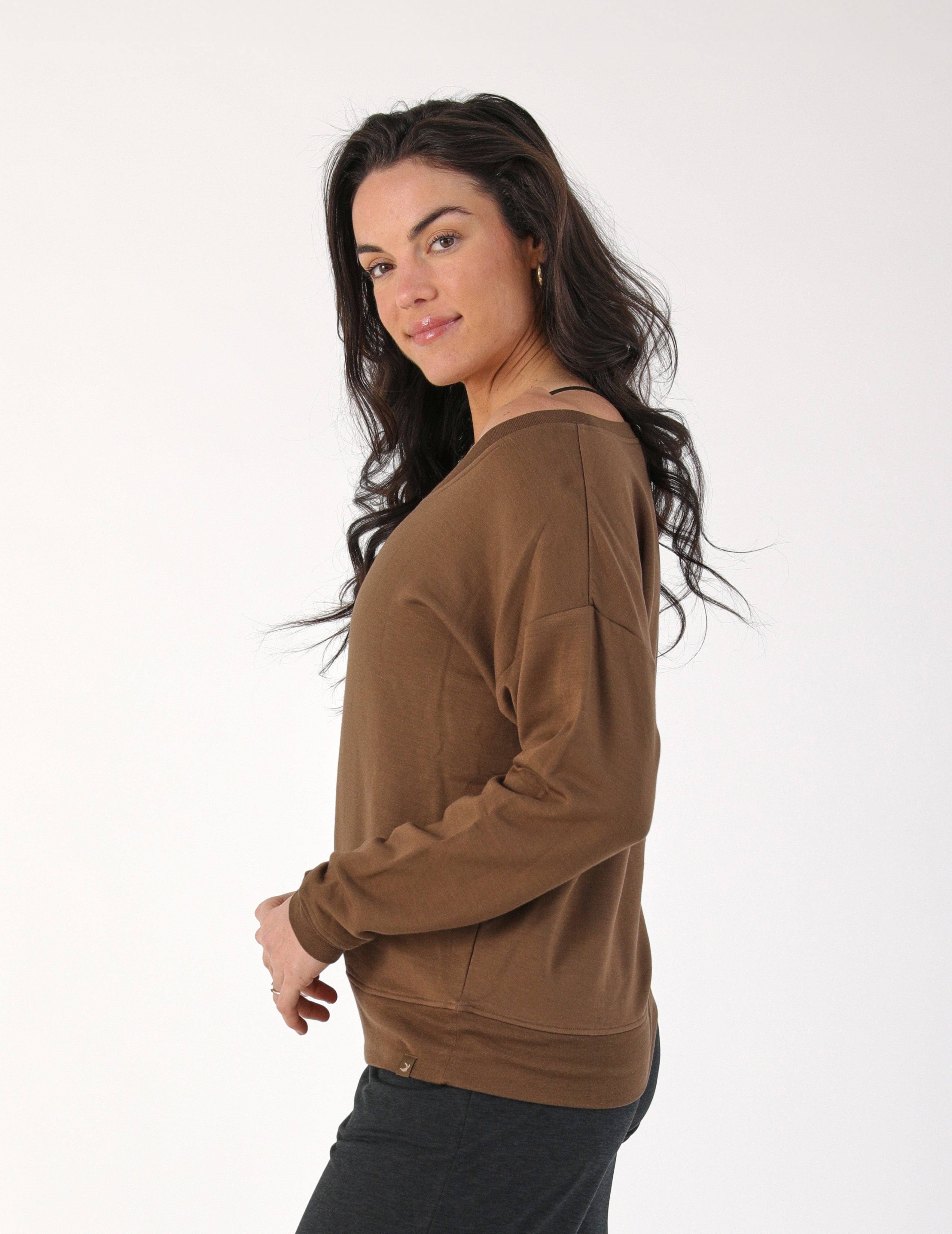 Lounge Off Shoulder: Chocolate