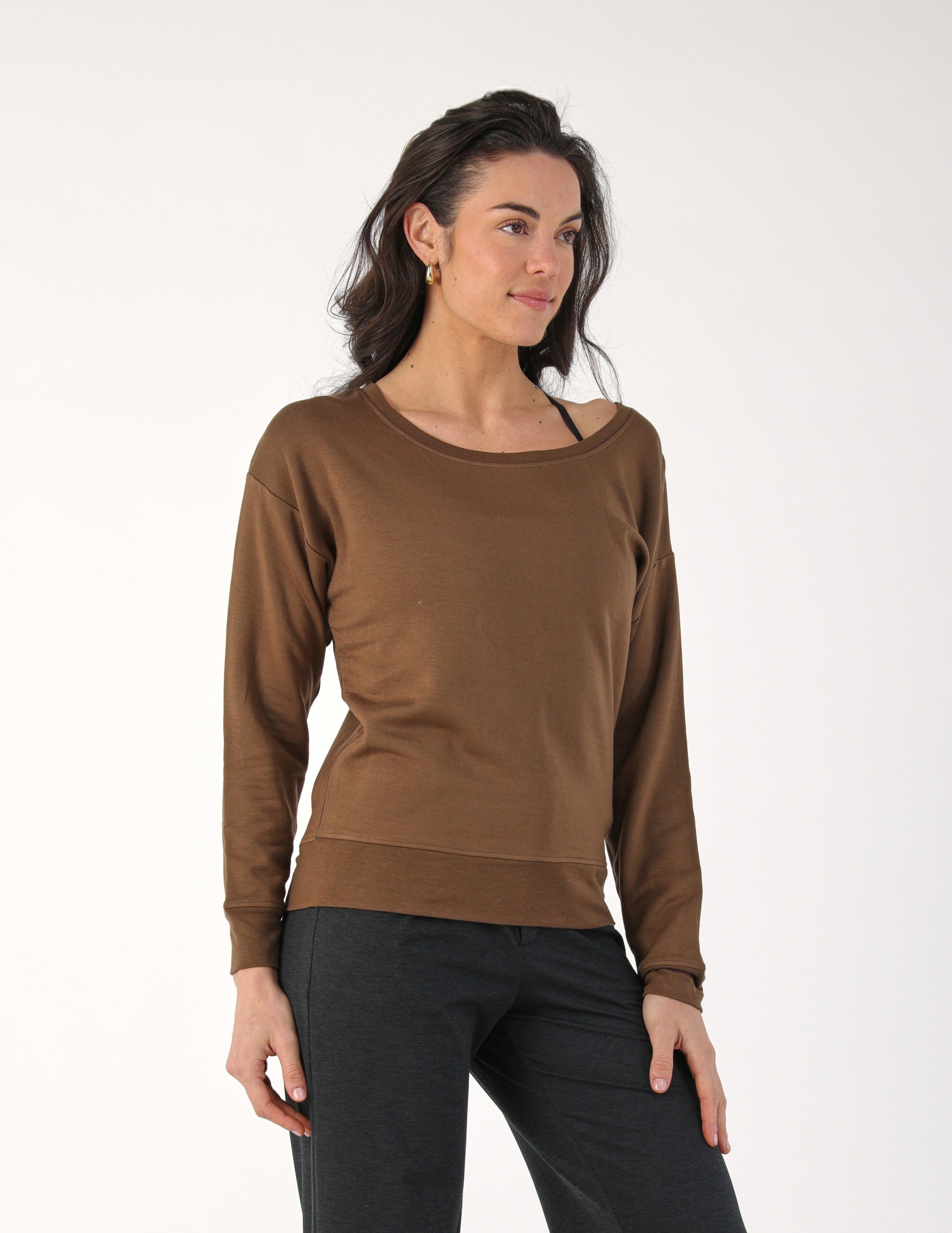 Lounge Off Shoulder: Chocolate