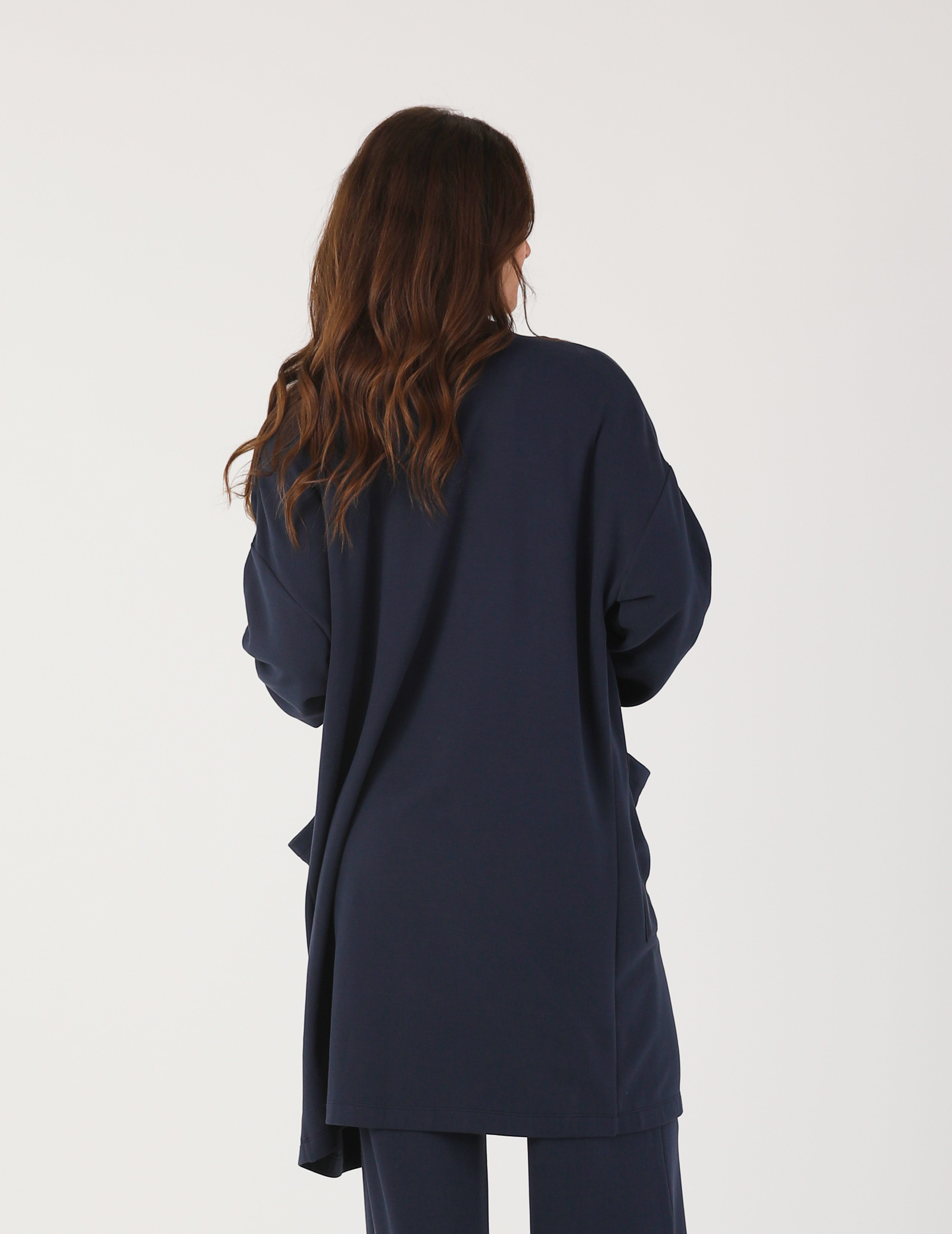 Luxury Cardigan: Navy