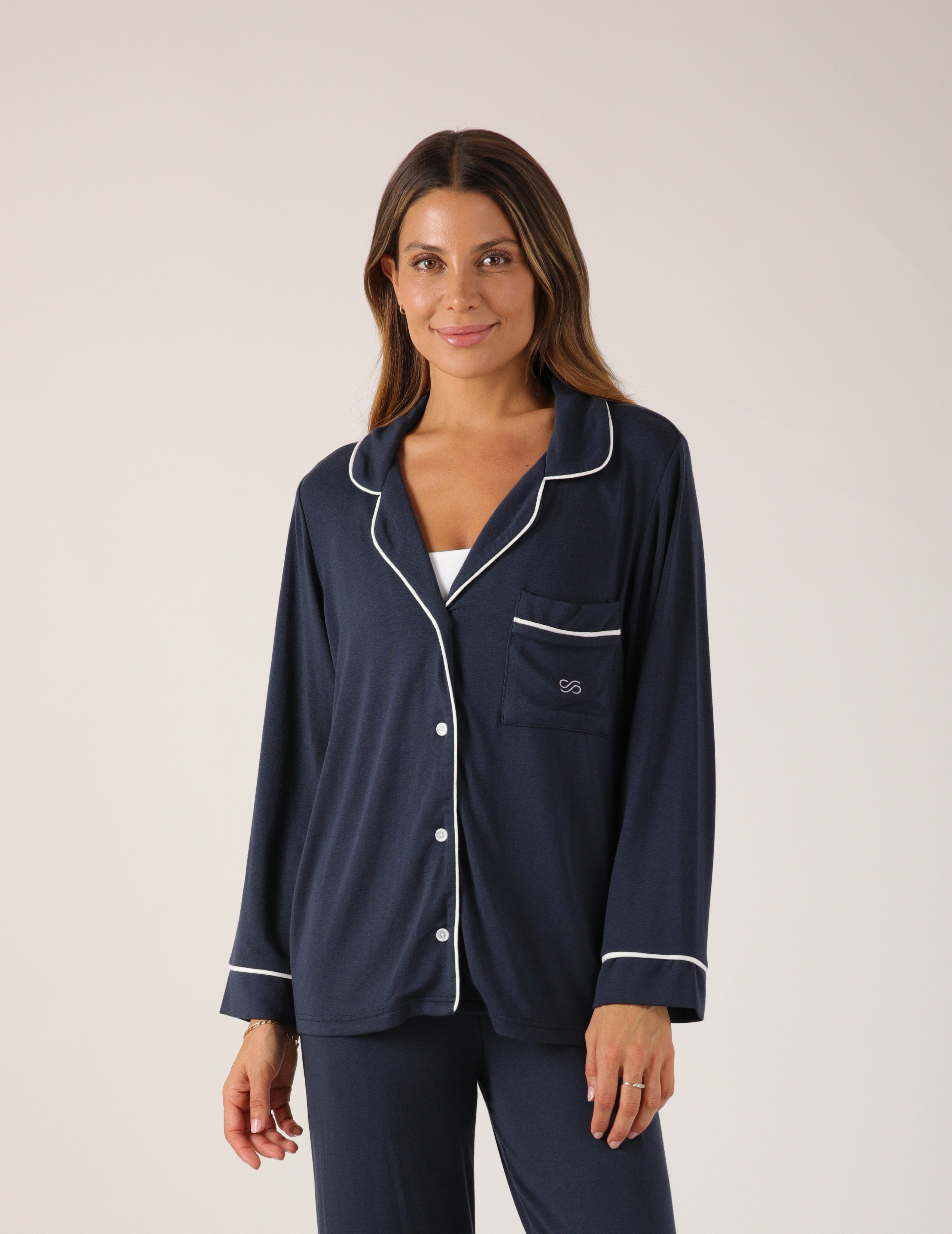Midnight PJ Set: Navy