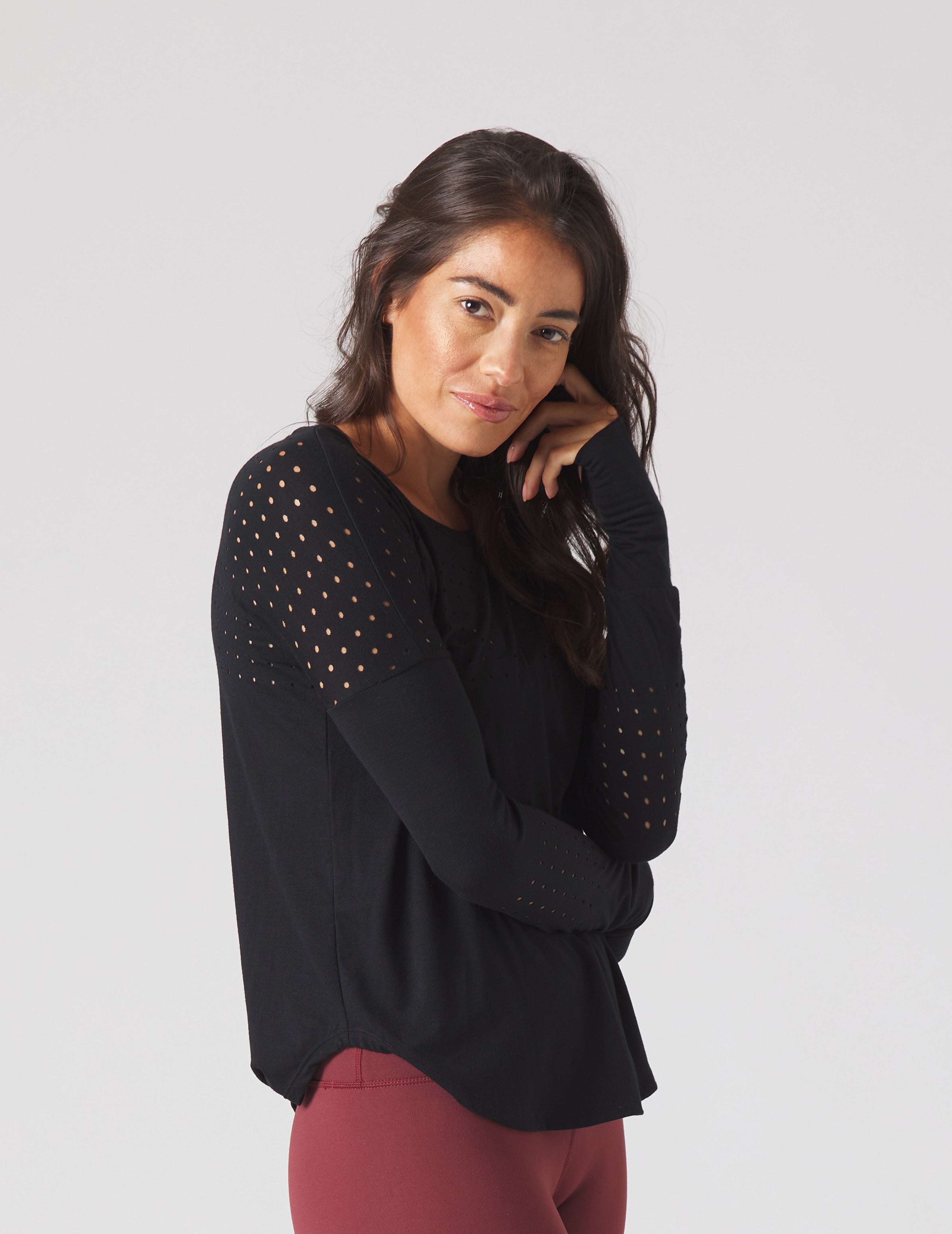 Mood Long Sleeve: Black