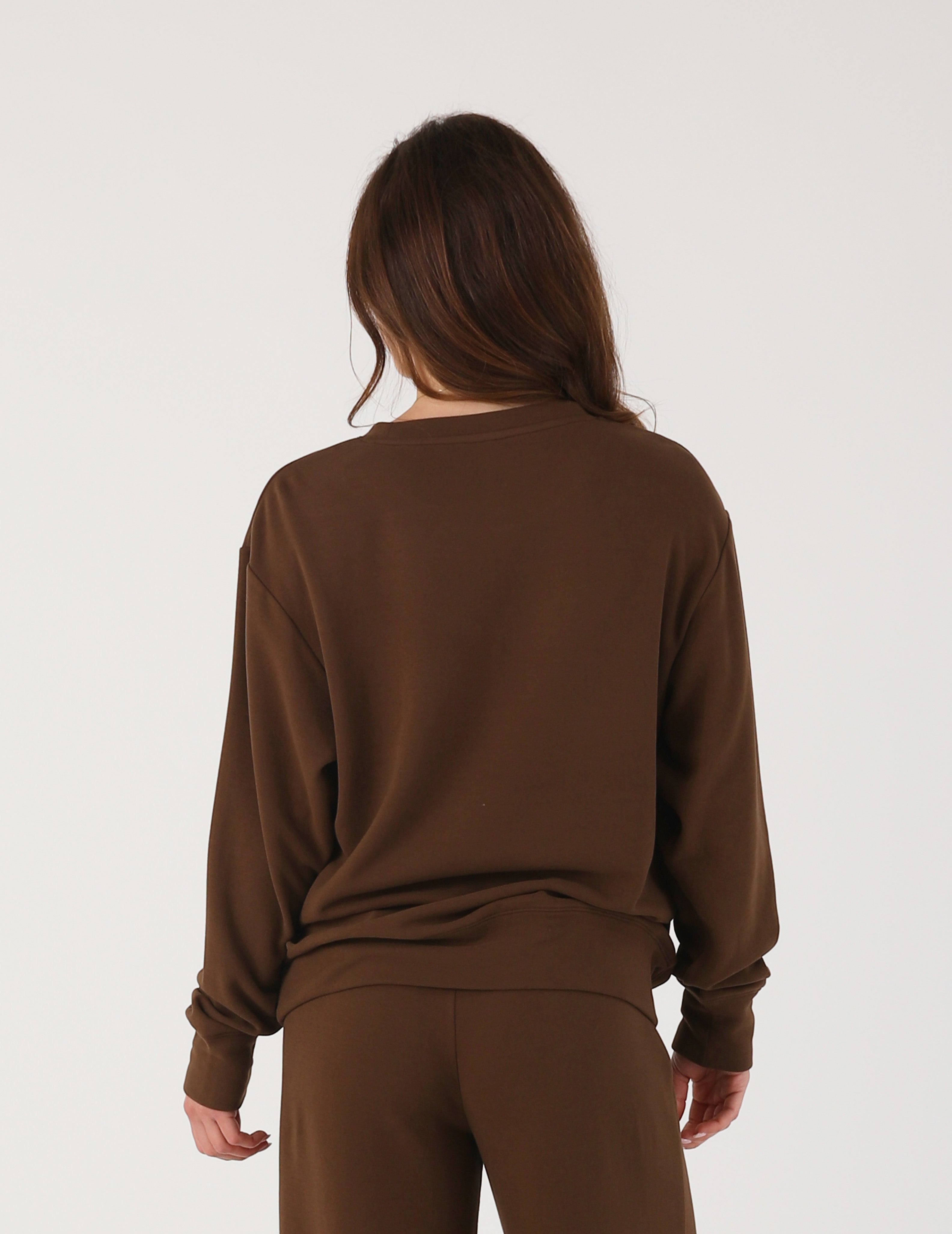 Oversized Crew: Chocolate