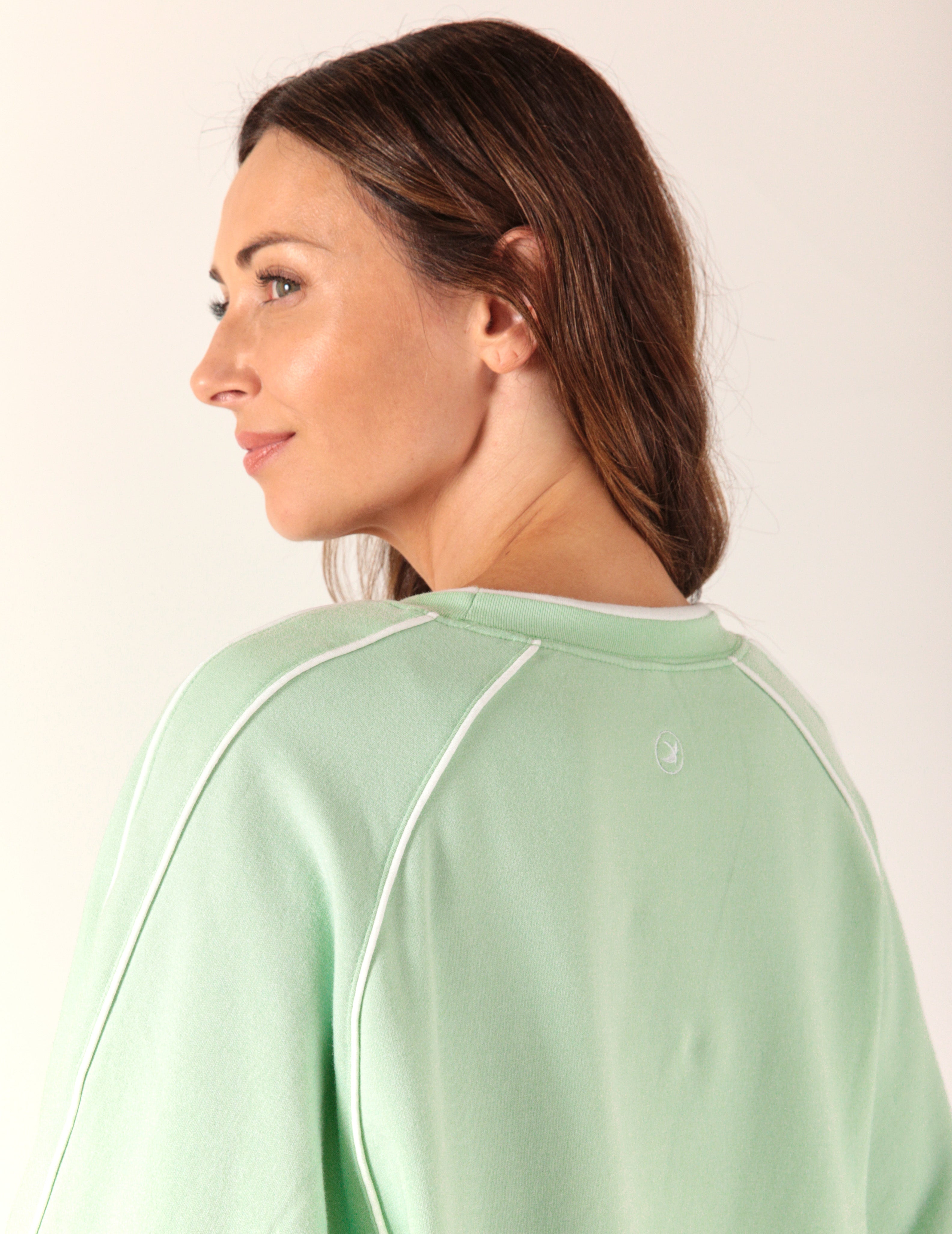 Pacer Crew Sweatshirt: Seafoam