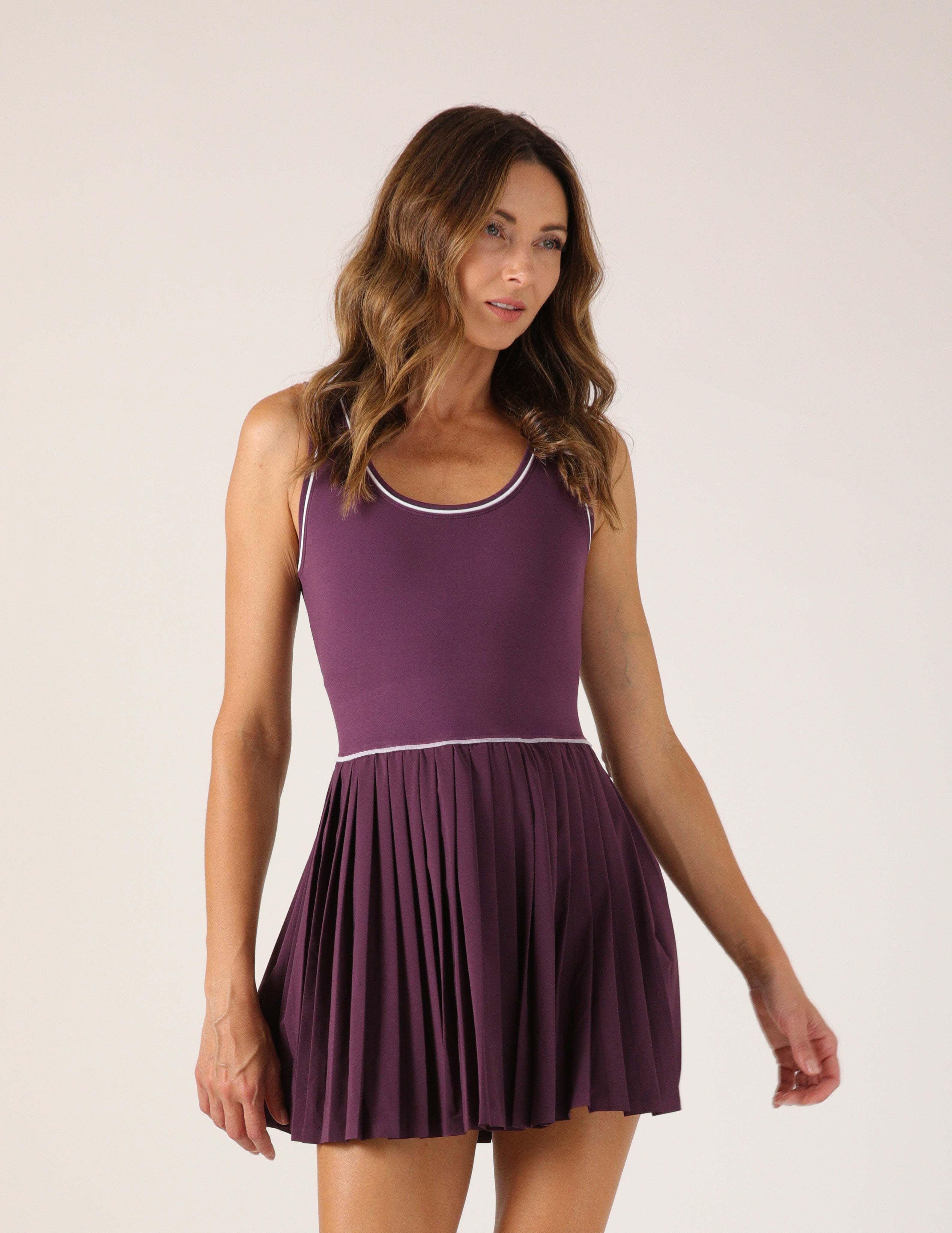 Point Dress: Blackberry Jam