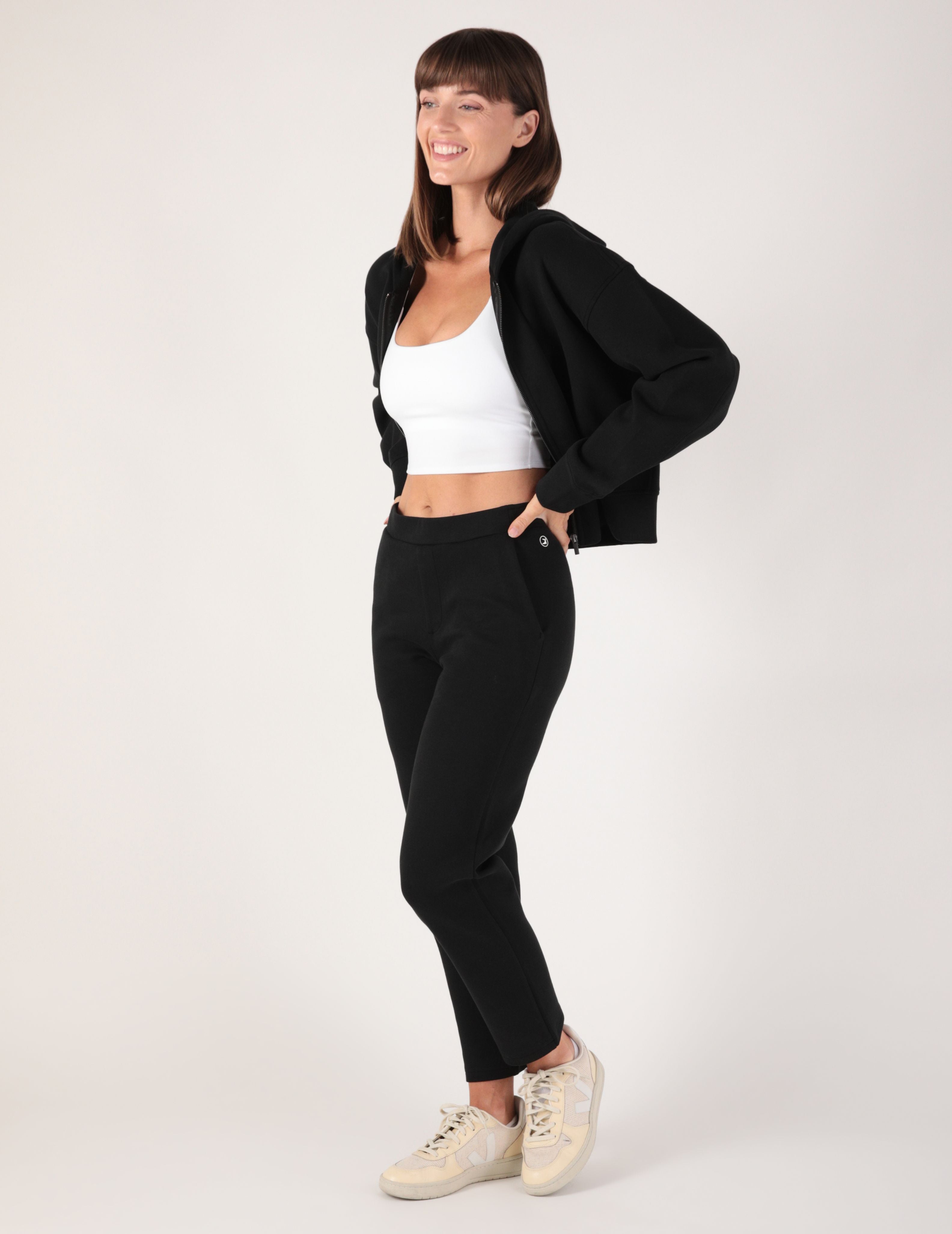 Polished Sweatpant: Black