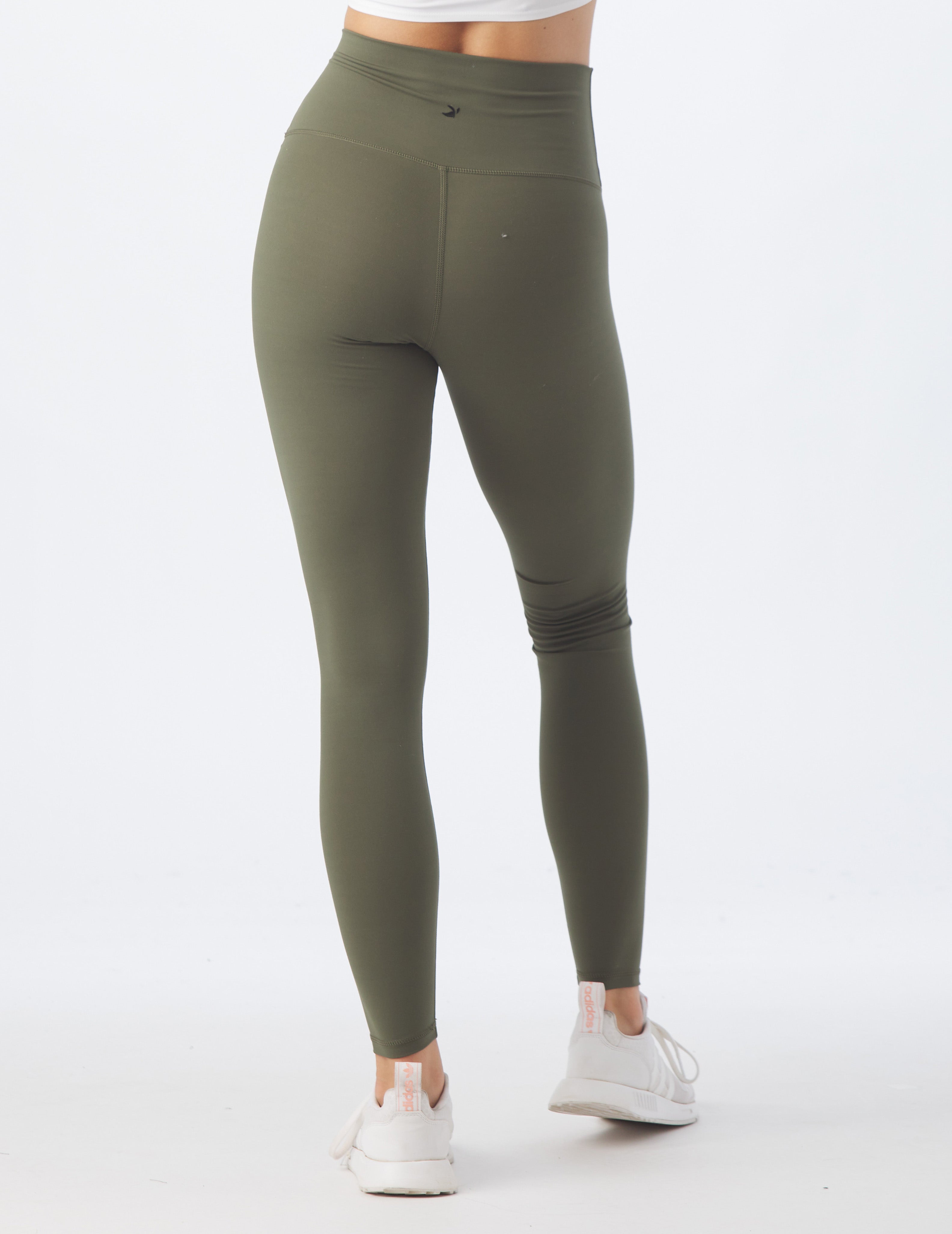 High Waist Pure Legging: Moss