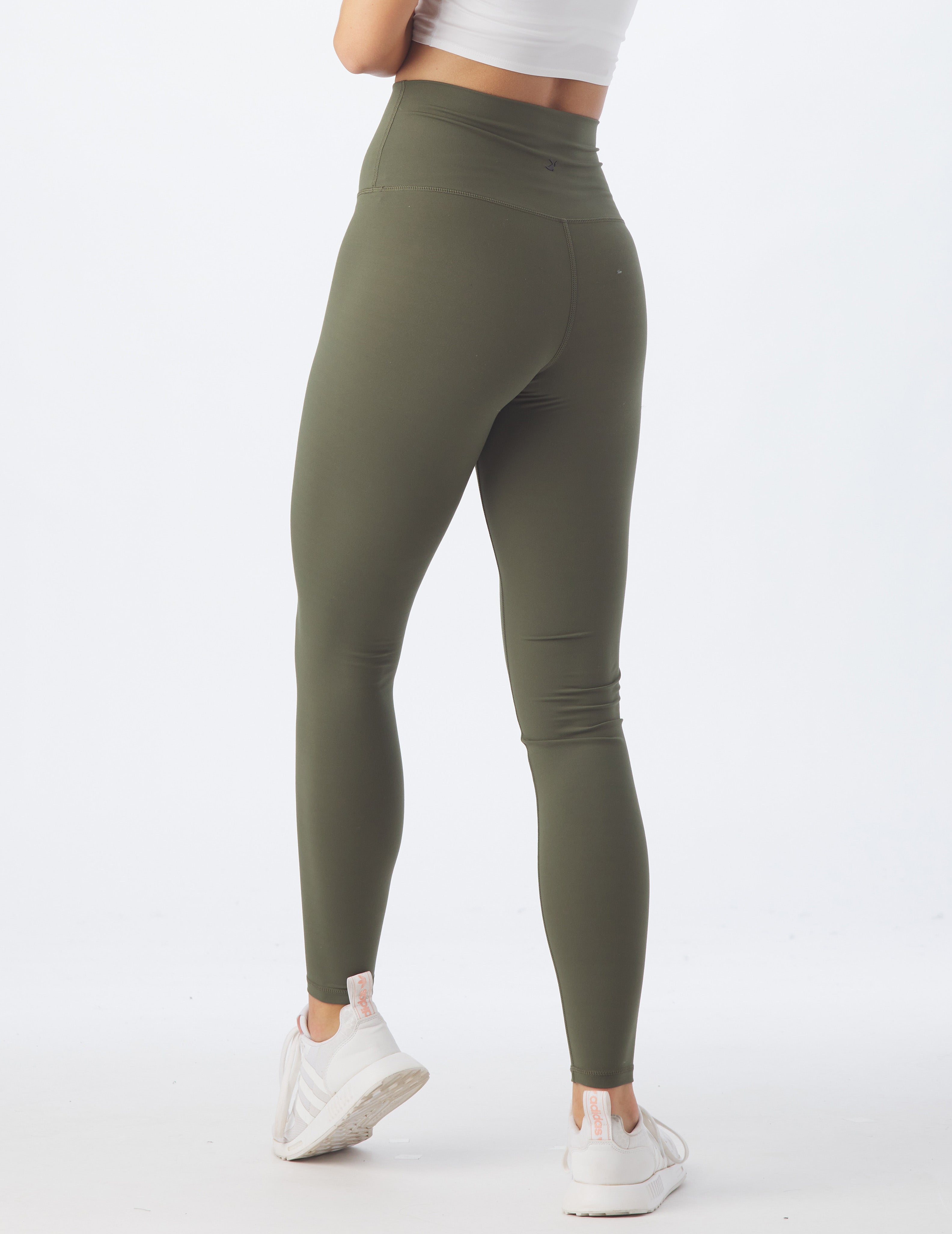 High Waist Pure Legging: Moss