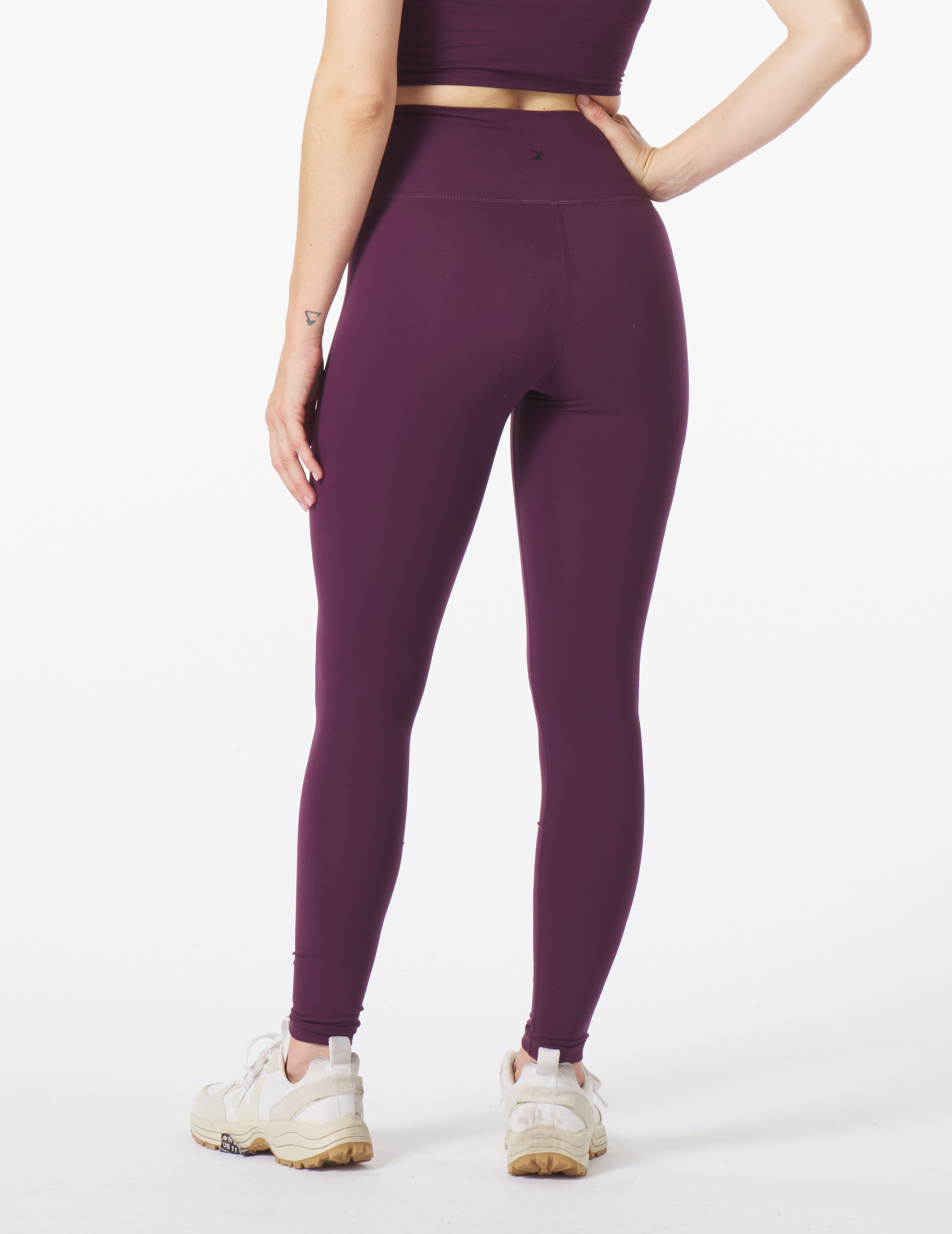 High Waist Pure Legging: Mulberry