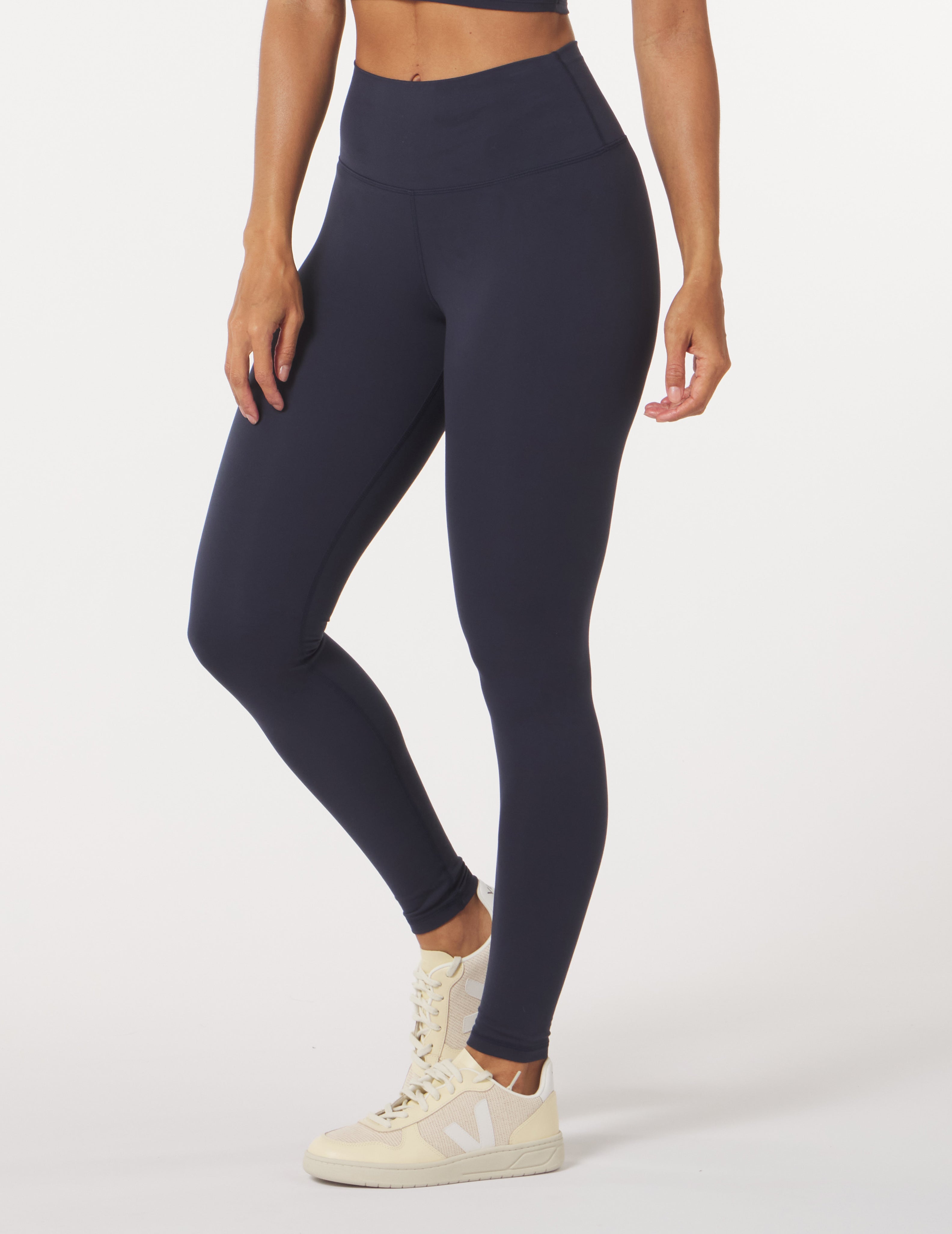 High Waist Pure Legging: Navy