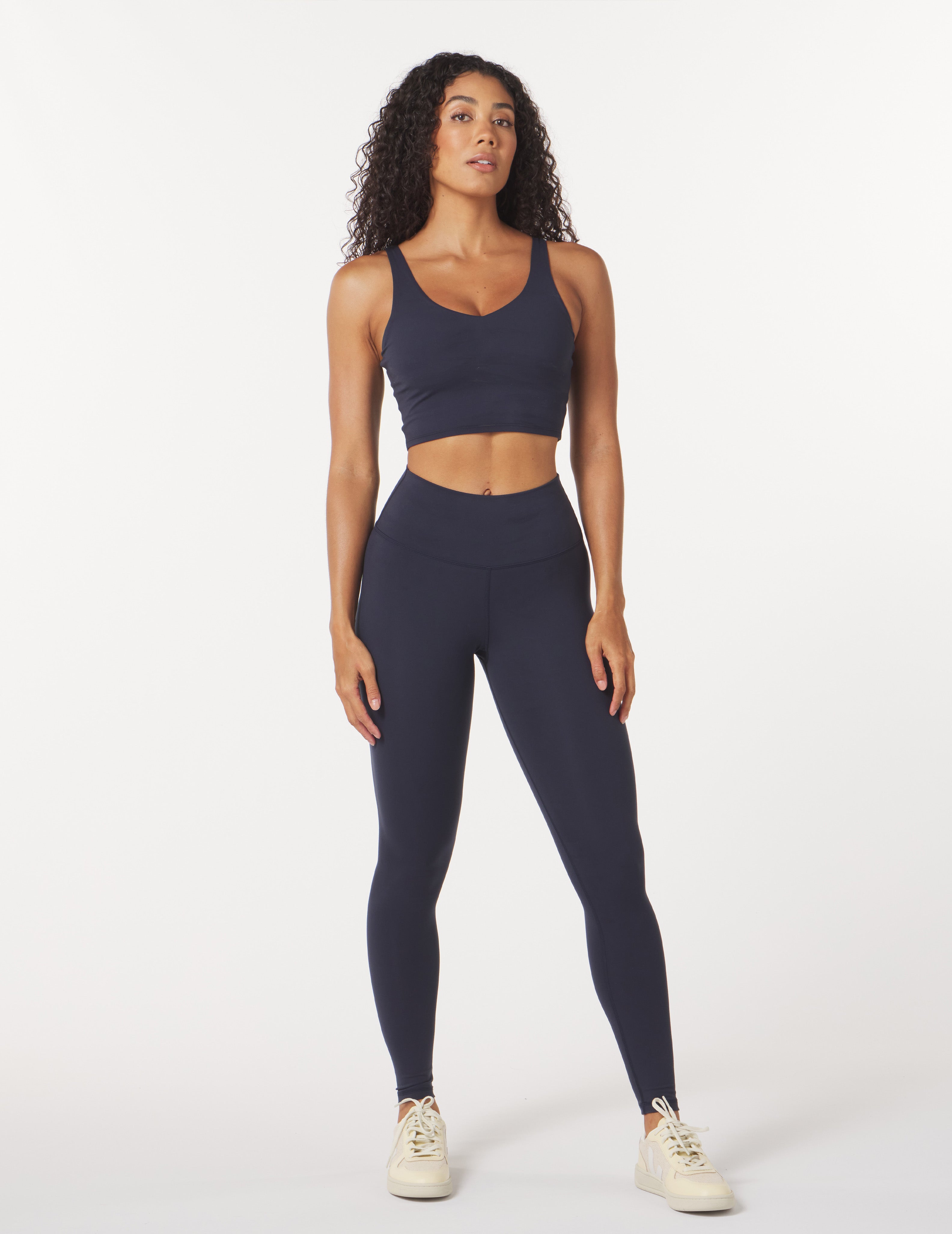 High Waist Pure Legging: Navy