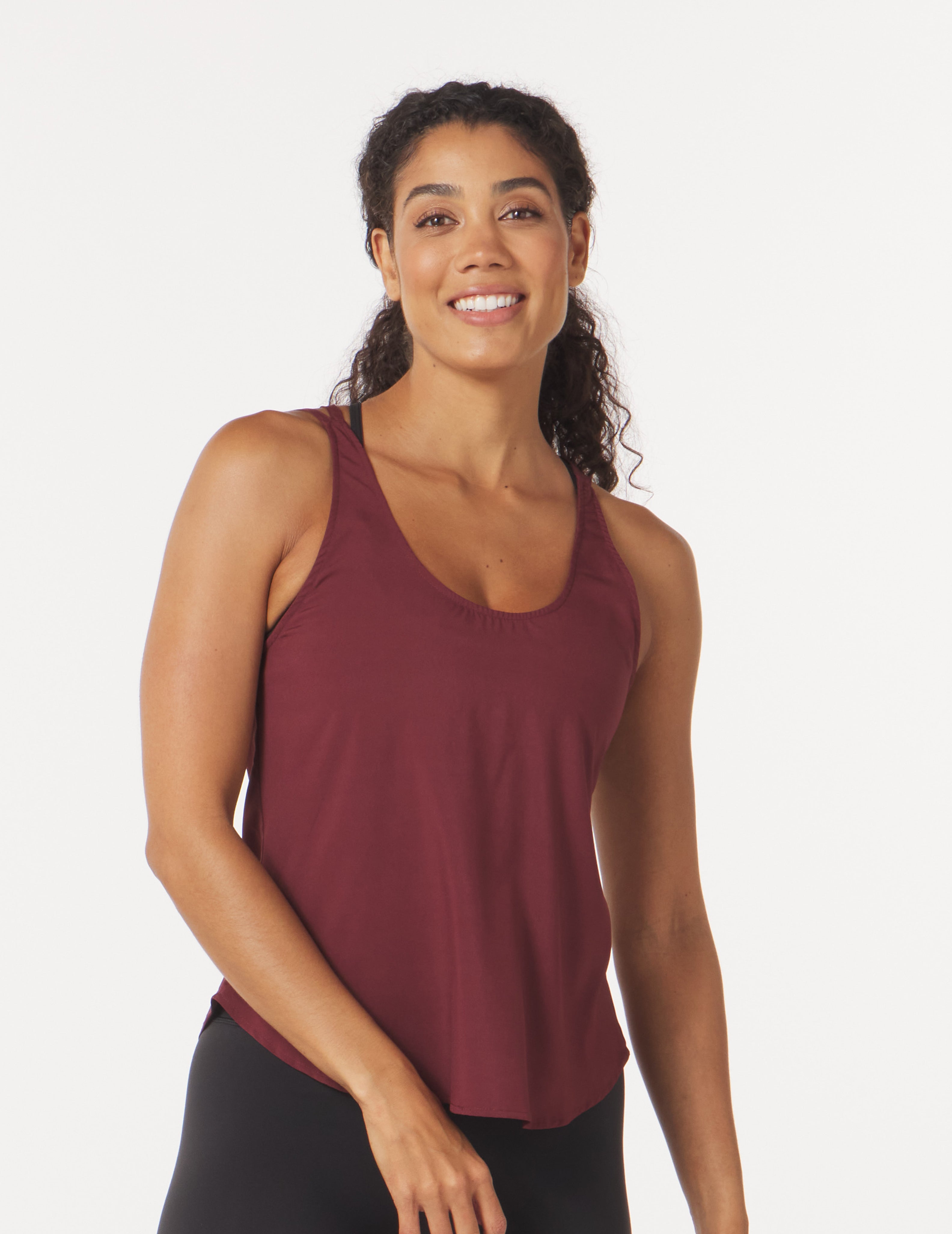Glanny / BELT TANK TOPS GRAY