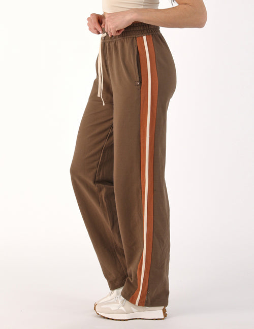 Retro Straight Leg Sweatpant: Chocolate/Cinnamon – Glyder