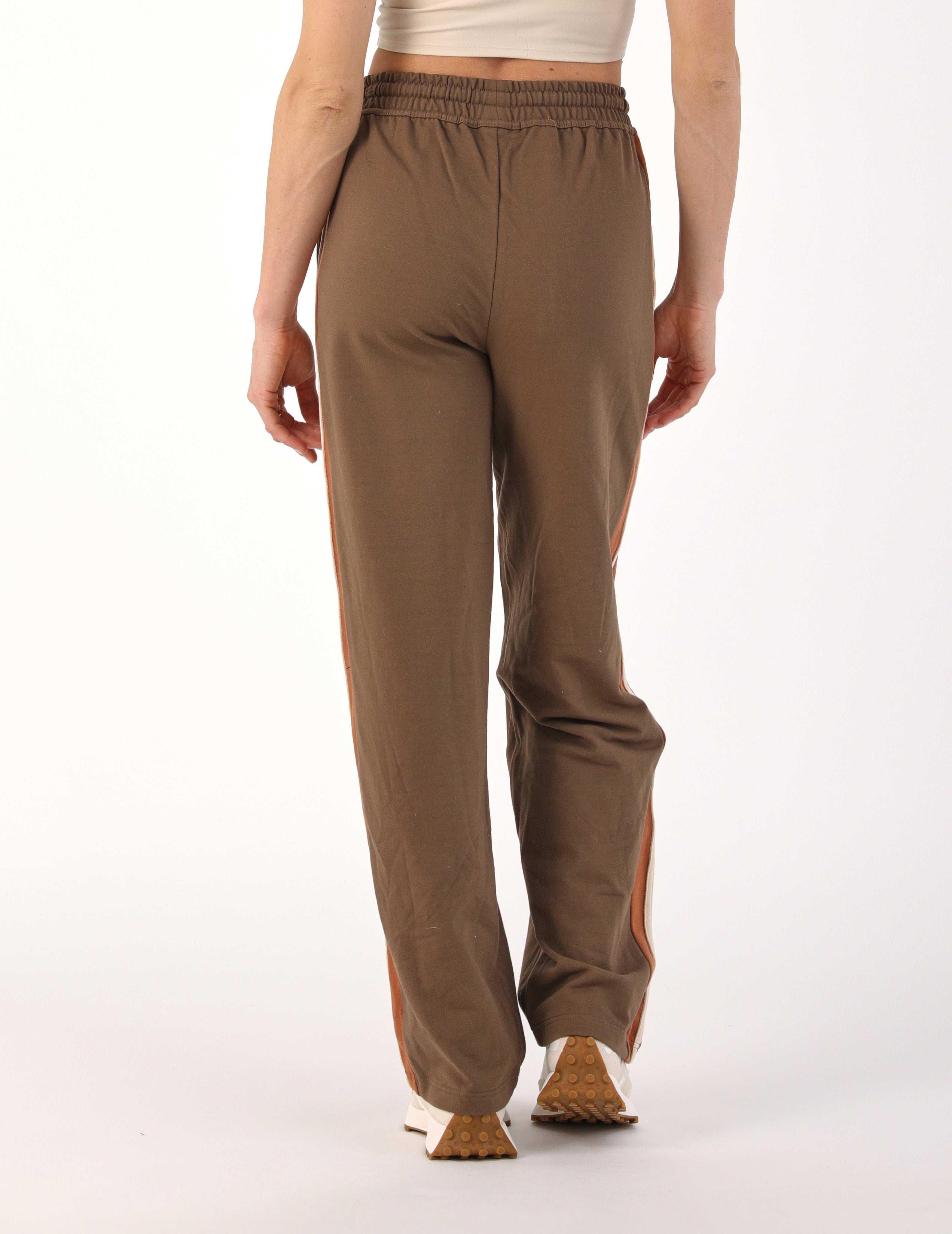 Retro Straight Leg Sweatpant: Chocolate/Cinnamon