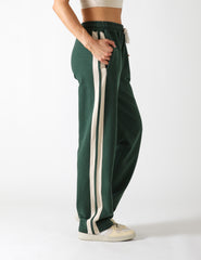 Retro Straight Leg Sweatpant: Forest/Oatmilk – Glyder
